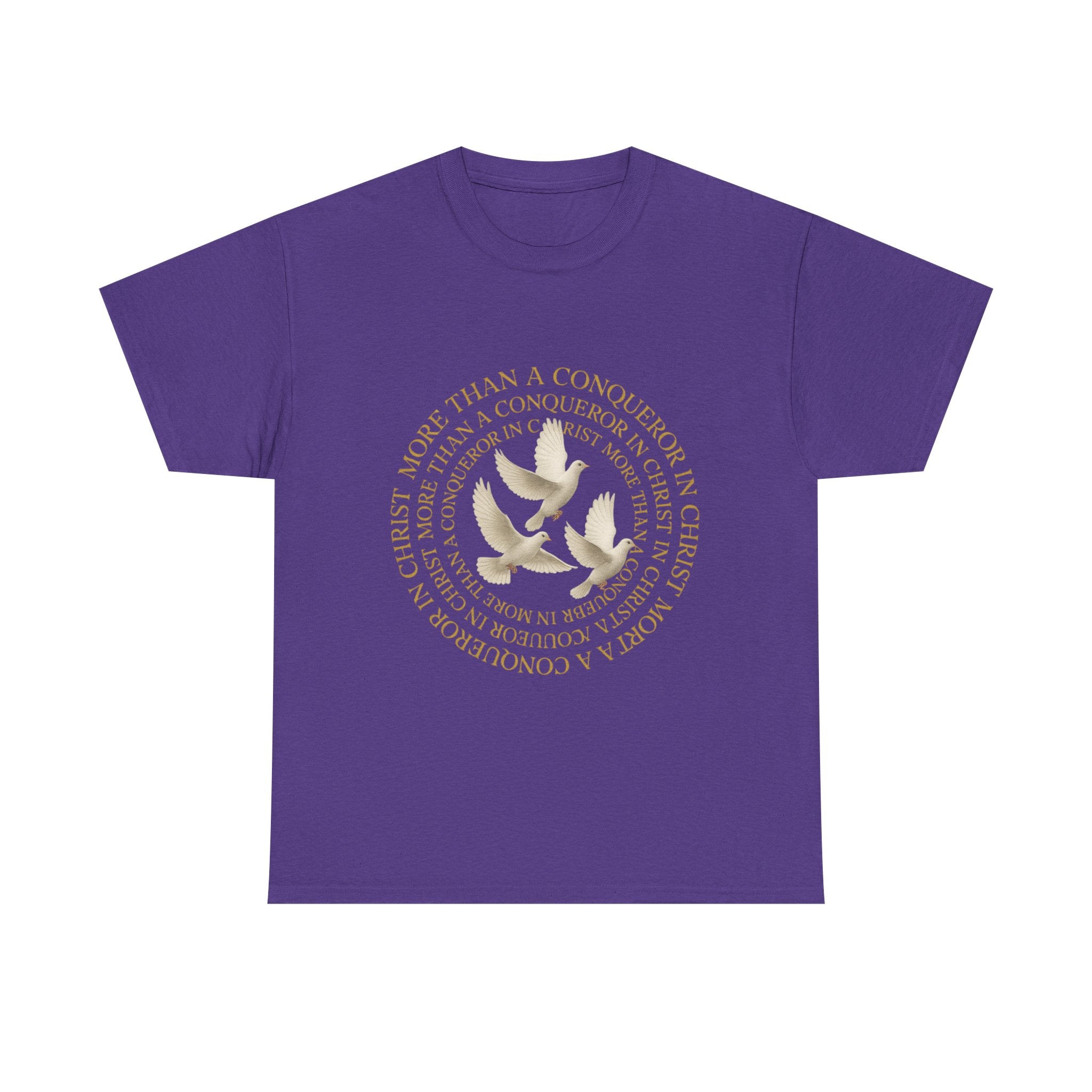 JKFstylez T-Shirt Lilac / S Unisex More Than A Conqueror In ChristTee (L3)