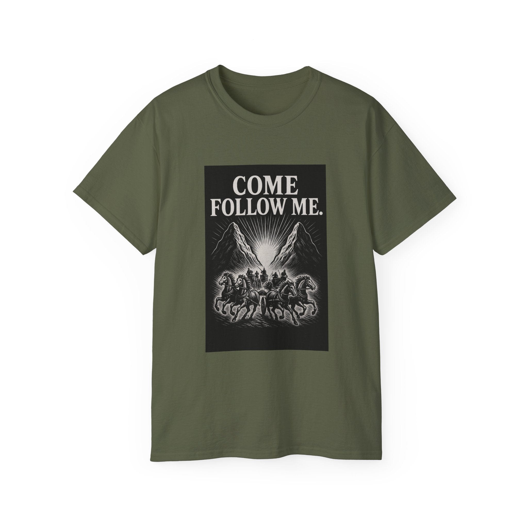 JKFstylez T-Shirt Military Green / S Inspirational Unisex Tee, Motivational Shirt for Faith, Bible Verse Tee, Religious Gift, Casual Wear
