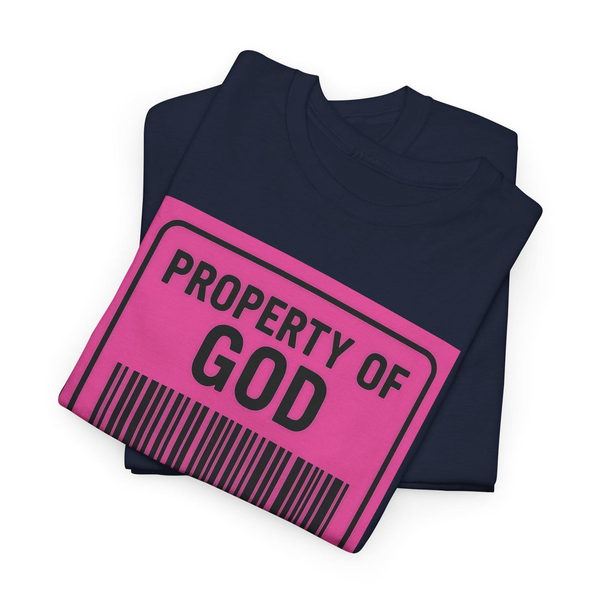 JKFstylez T-Shirt Property of God Isaiah 43:1 Christian T-Shirt