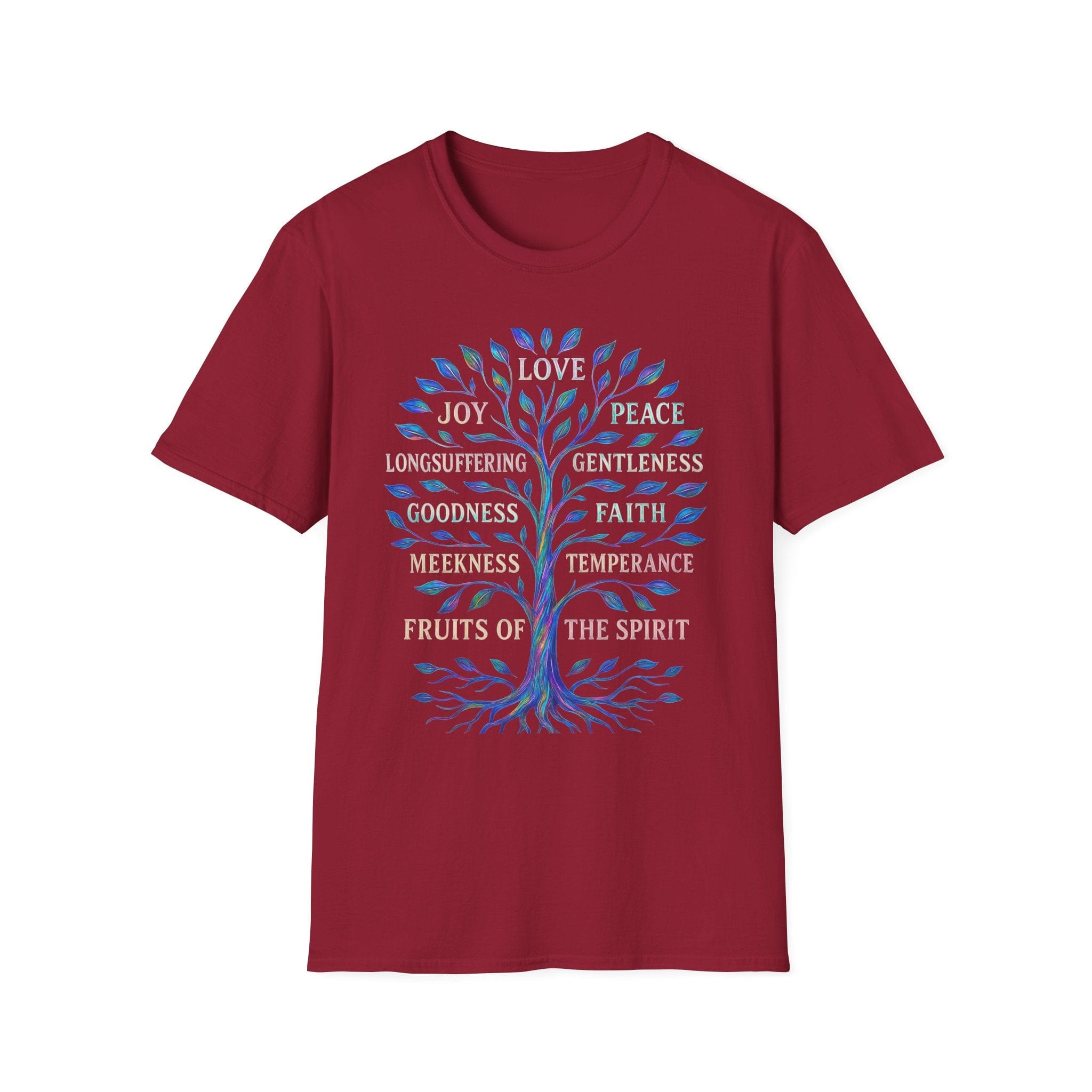 JKFstylez T-Shirt S / Cardinal Red Unisex Fruits of the Spirit T-Shirt