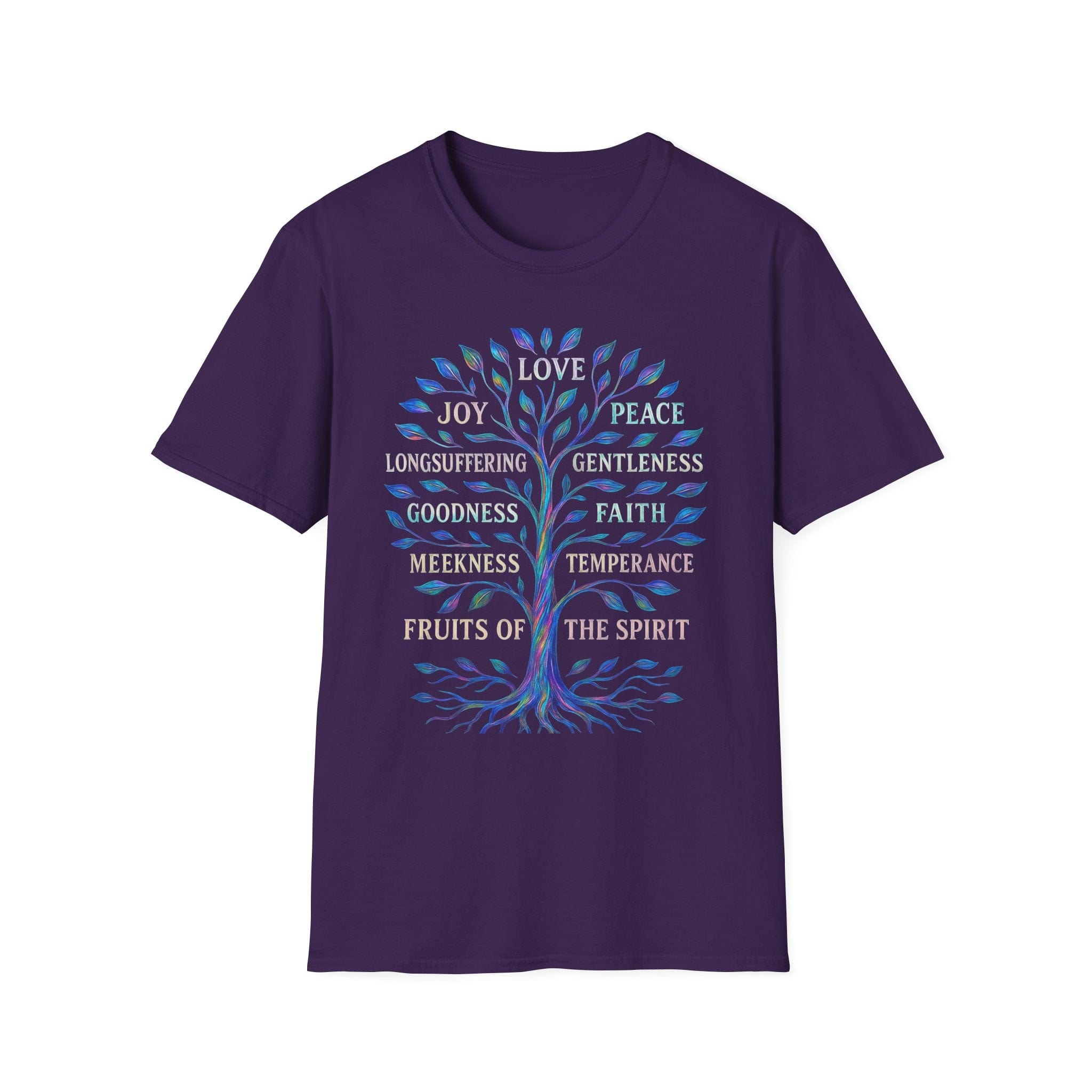 JKFstylez T-Shirt S / Purple Unisex Fruits of the Spirit T-Shirt