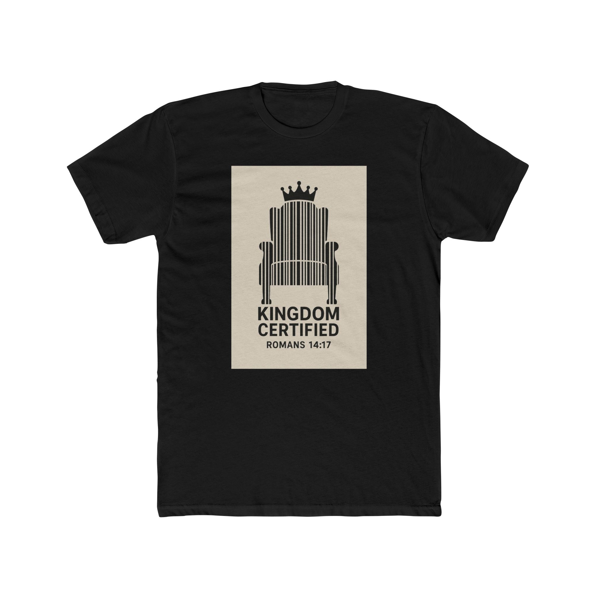 JKFstylez T-Shirt Solid Black / XS Unisex Kingdom Certified Tee