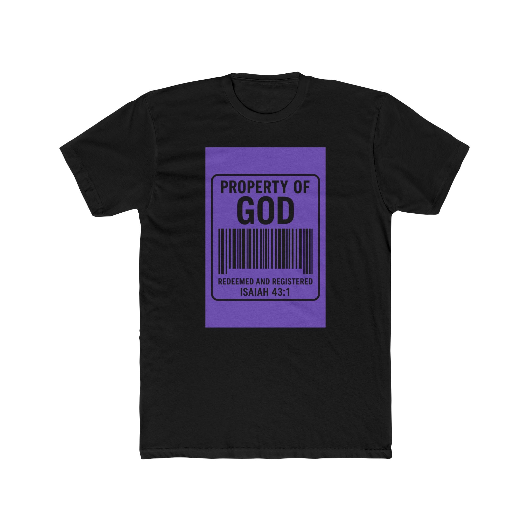 JKFstylez T-Shirt Solid Black / XS Unisex Property of God Tee