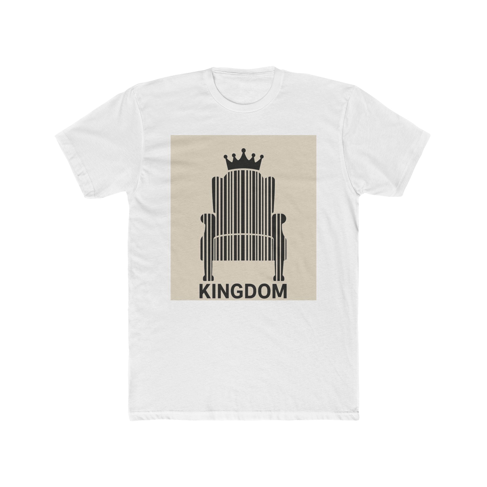 JKFstylez T-Shirt Solid White / XS Unisex Kingdom Cotton Crew T