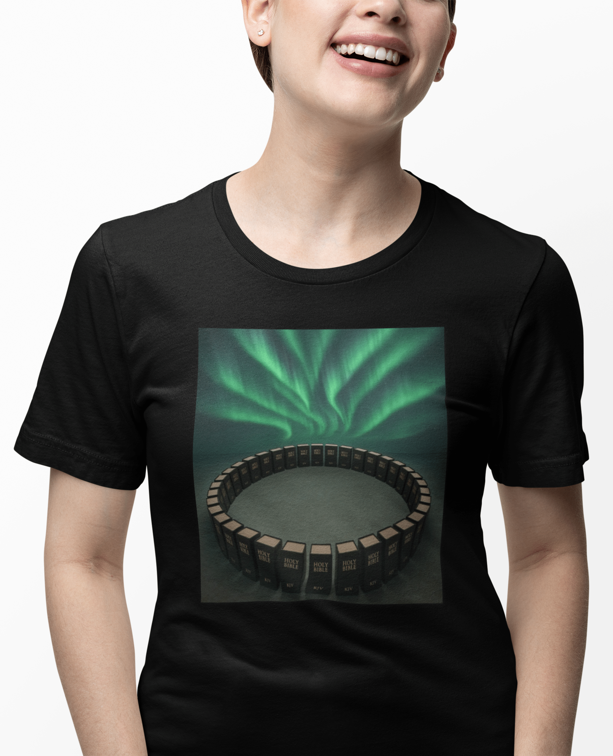 JKFstylez T-Shirt Unique Holy Bible Graphic T-Shirt