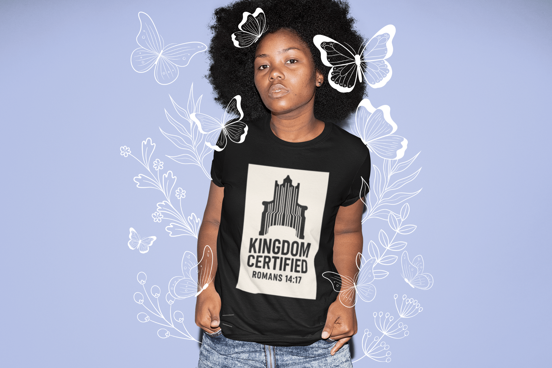 JKFstylez T-Shirt Unisex Kingdom Certified Crew Tee