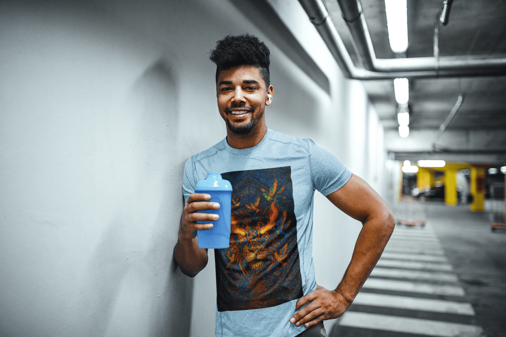 JKFstylez T-Shirt Unisex Lion Graphic Tee