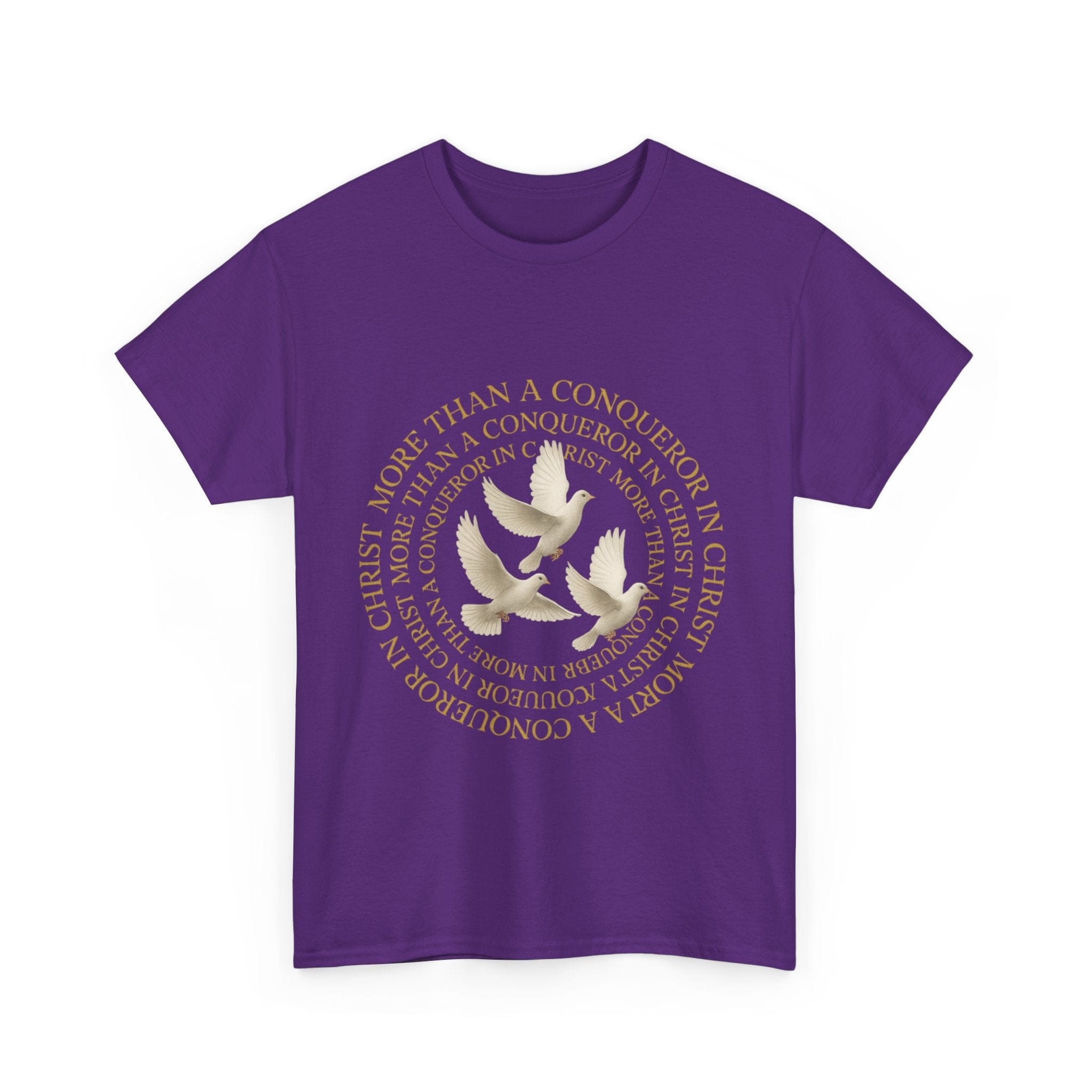 JKFstylez T-Shirt Unisex More Than A Conqueror in Christ Tee (L1)