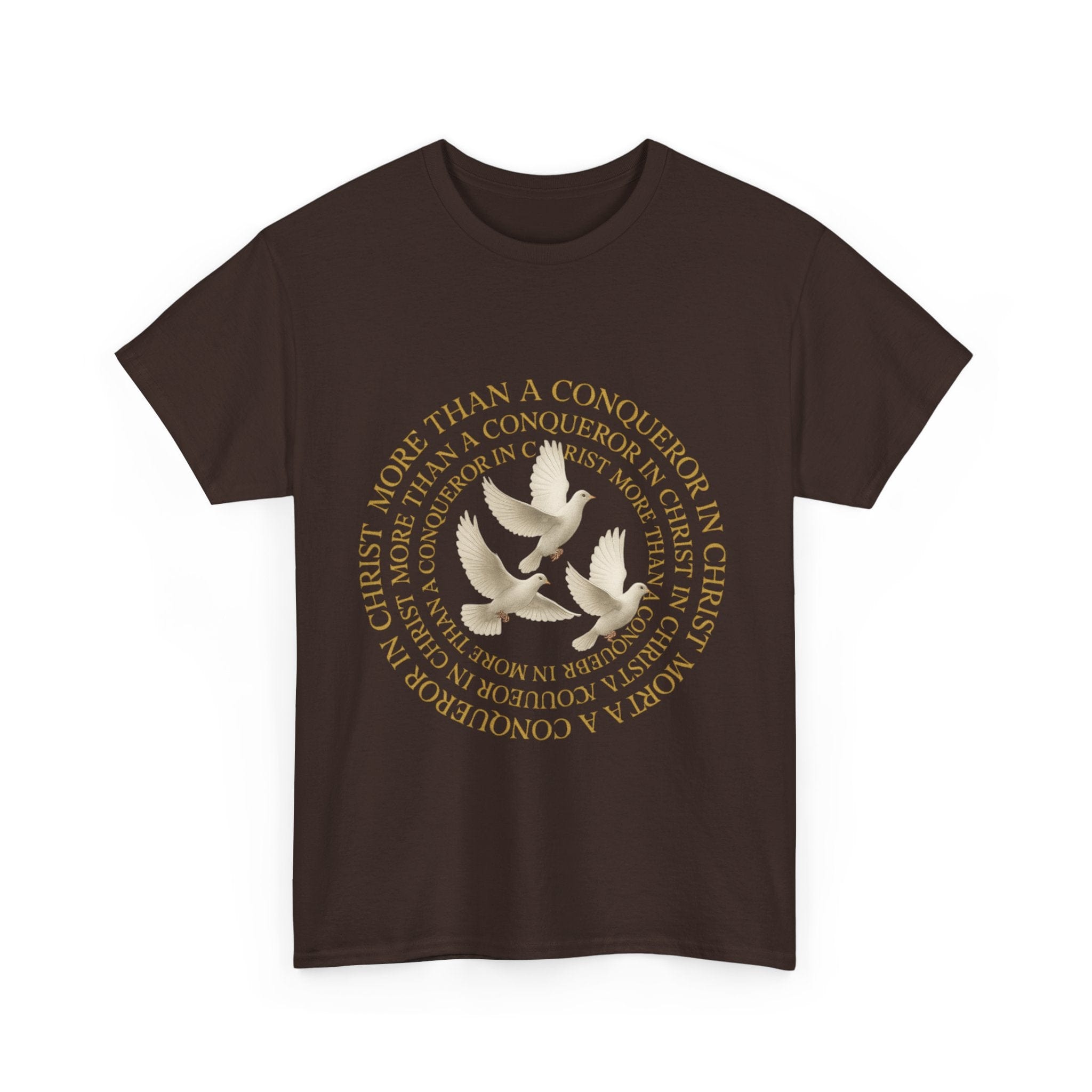 JKFstylez T-Shirt Unisex More Than A Conqueror in Christ Tee (L1)