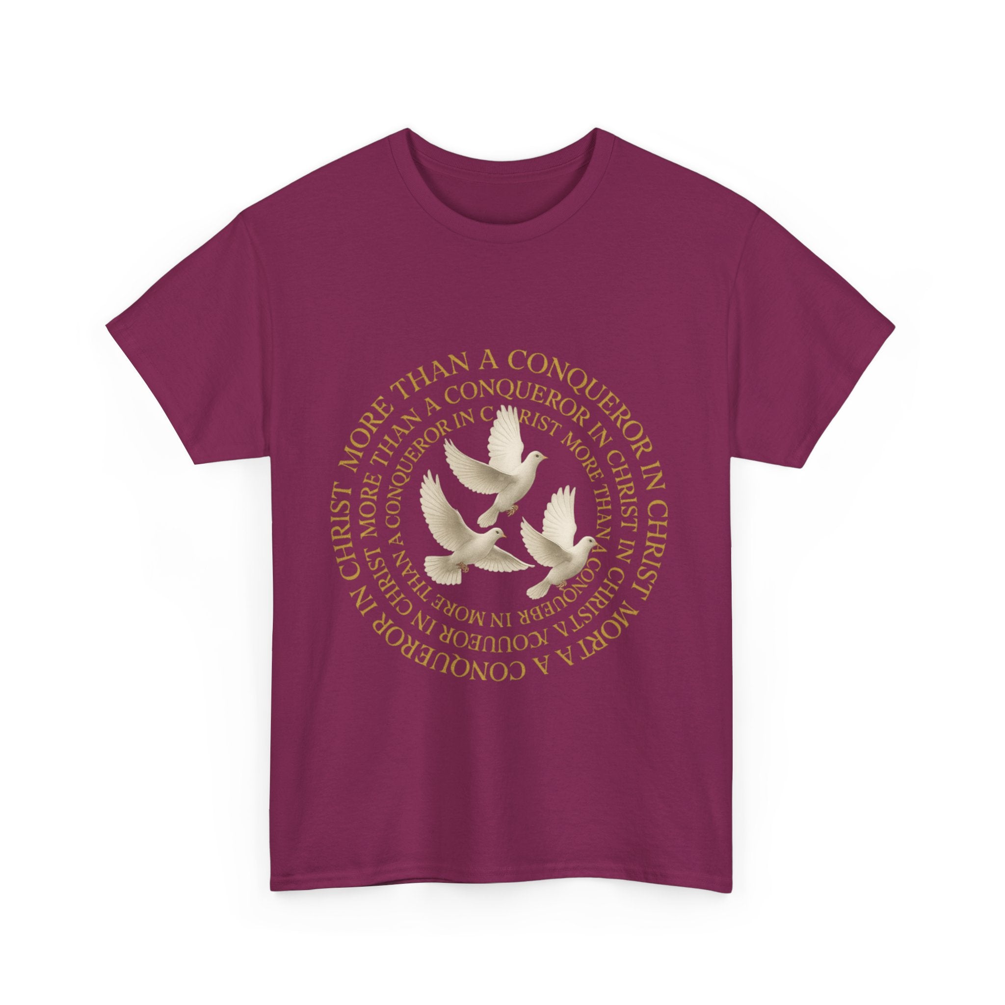 JKFstylez T-Shirt Unisex More Than A Conqueror In ChristTee (L3)