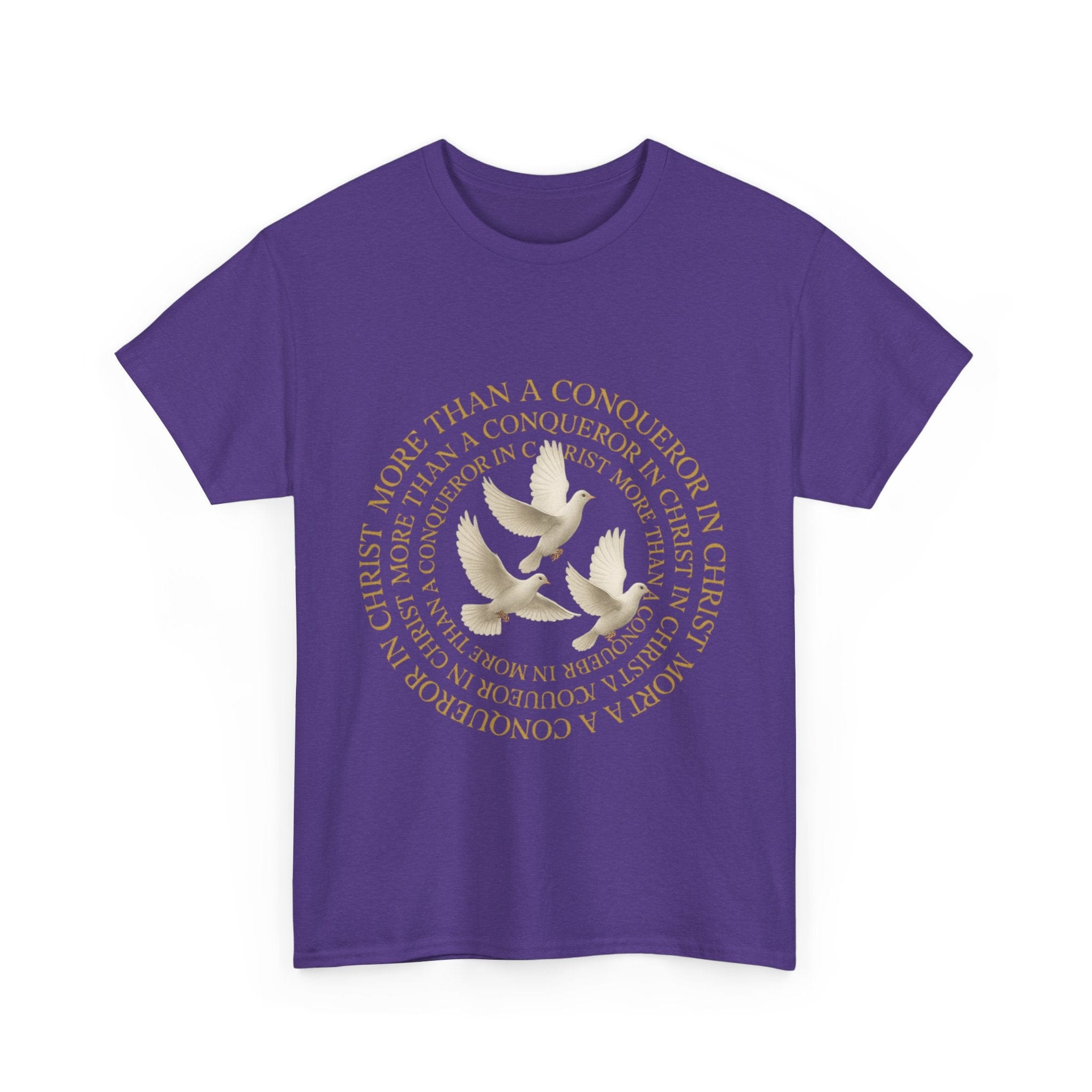 JKFstylez T-Shirt Unisex More Than A Conqueror In ChristTee (L3)
