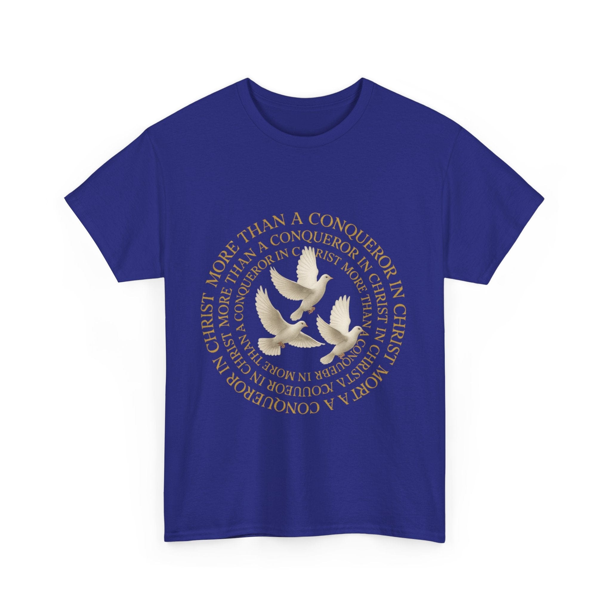 JKFstylez T-Shirt Unisex More Than A Conqueror In ChristTee (L3)
