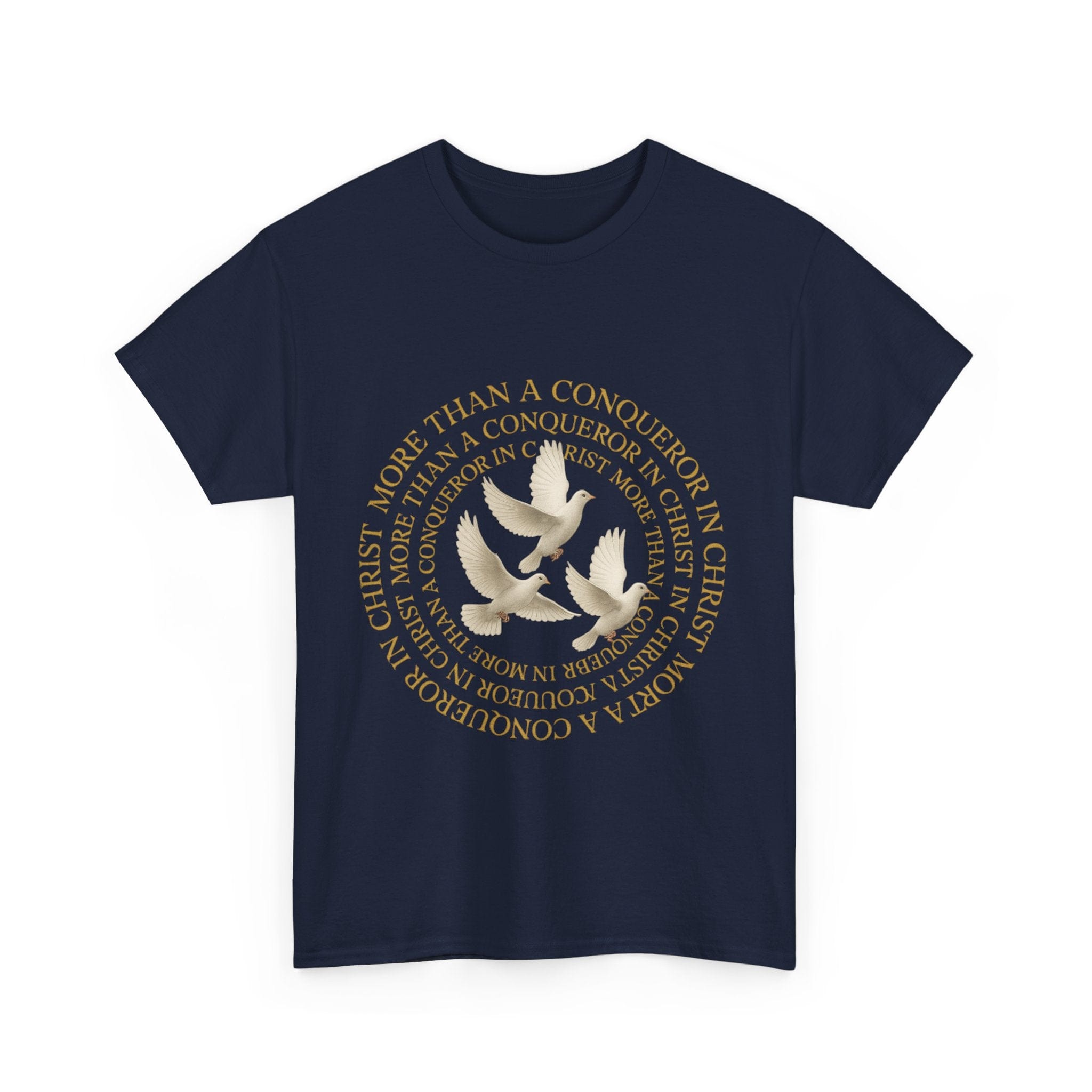 JKFstylez T-Shirt Unisex More Than A Conqueror In ChristTee (L3)