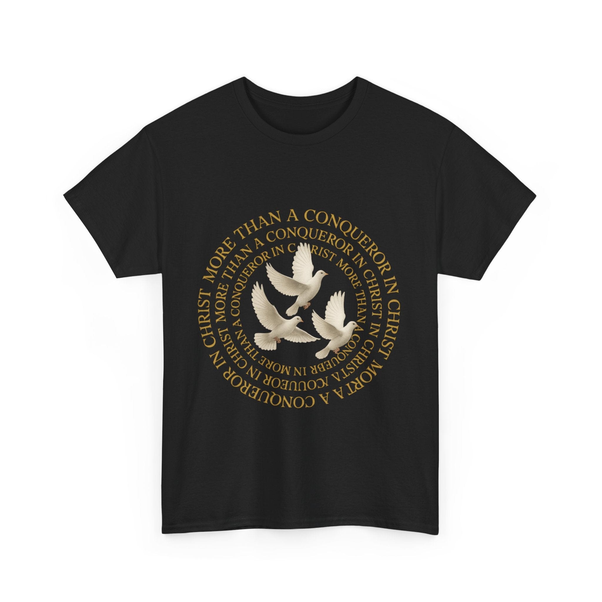 JKFstylez T-Shirt Unisex More Than A Conqueror In ChristTee (L3)