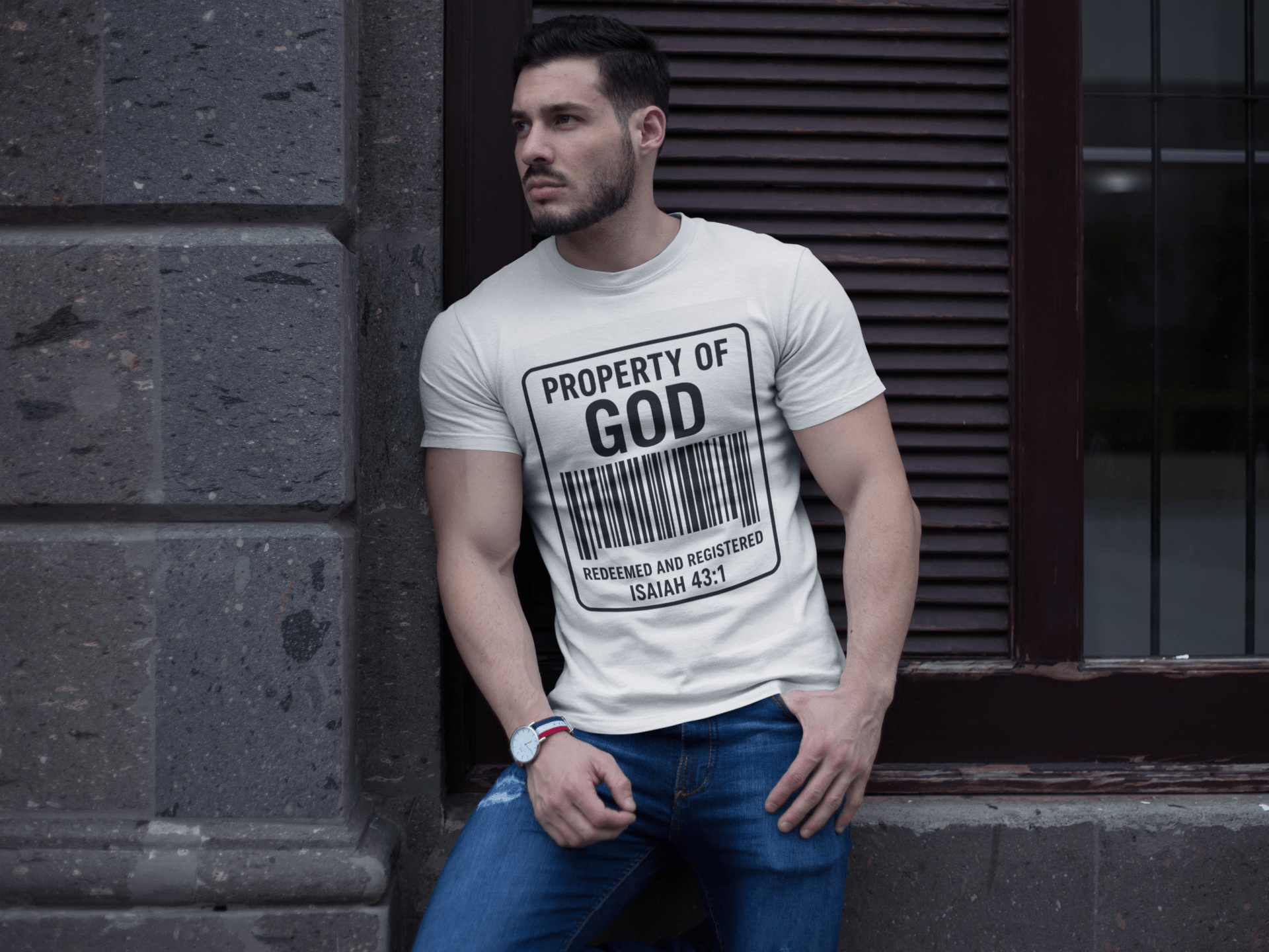 JKFstylez T-Shirt Unisex Property of God Ultra Cotton Tee