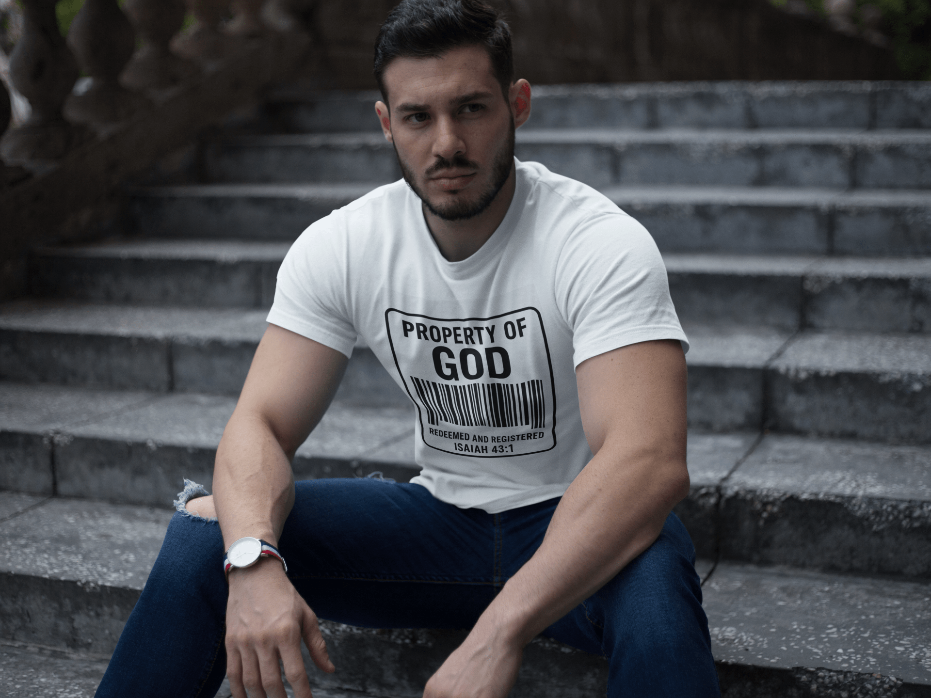JKFstylez T-Shirt Unisex Property of God Ultra Cotton Tee