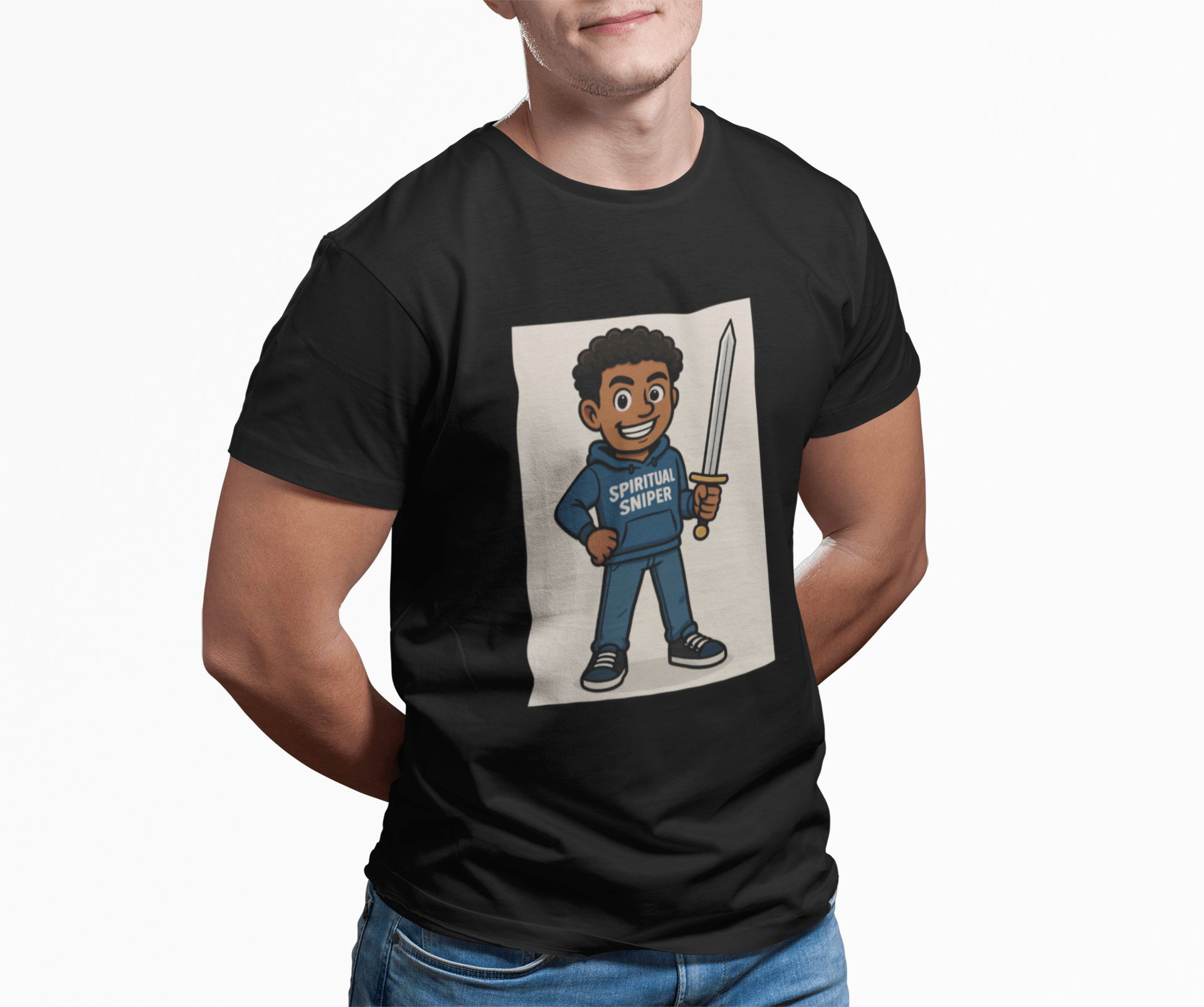 JKFstylez T-Shirt Unisex Spiritual Sniper Shirt