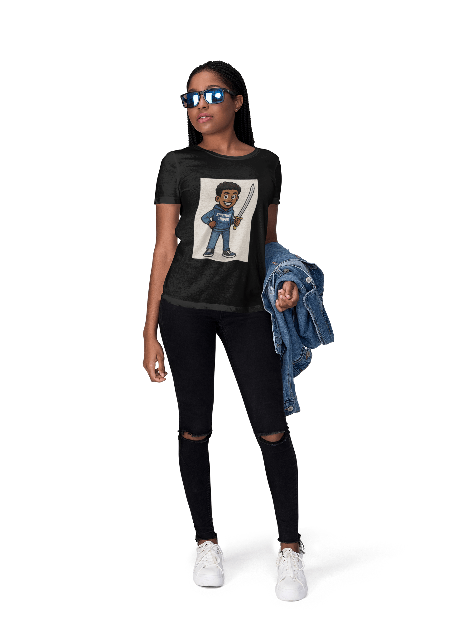JKFstylez T-Shirt Unisex Spiritual Sniper Shirt