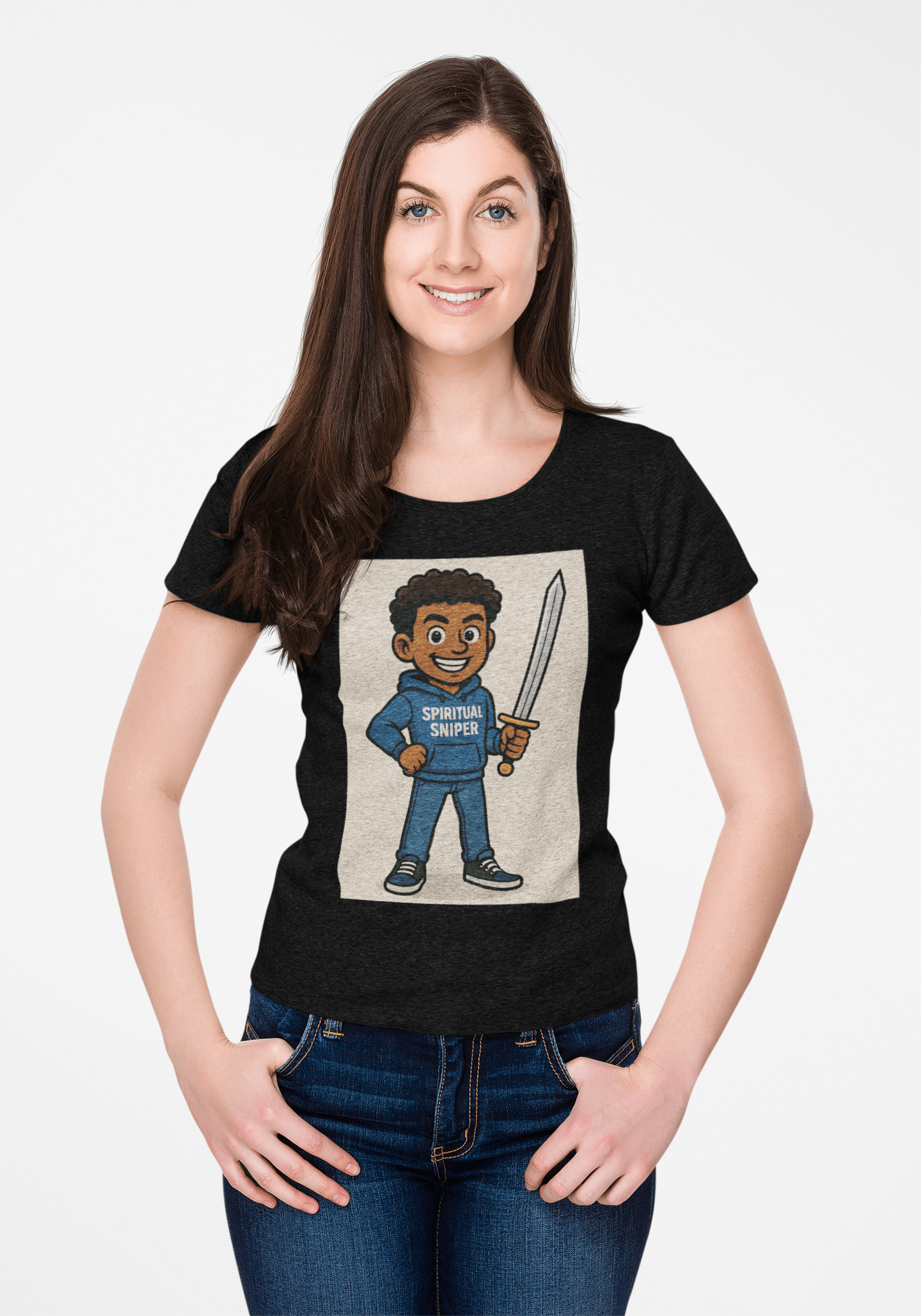 JKFstylez T-Shirt Unisex Spiritual Sniper Shirt