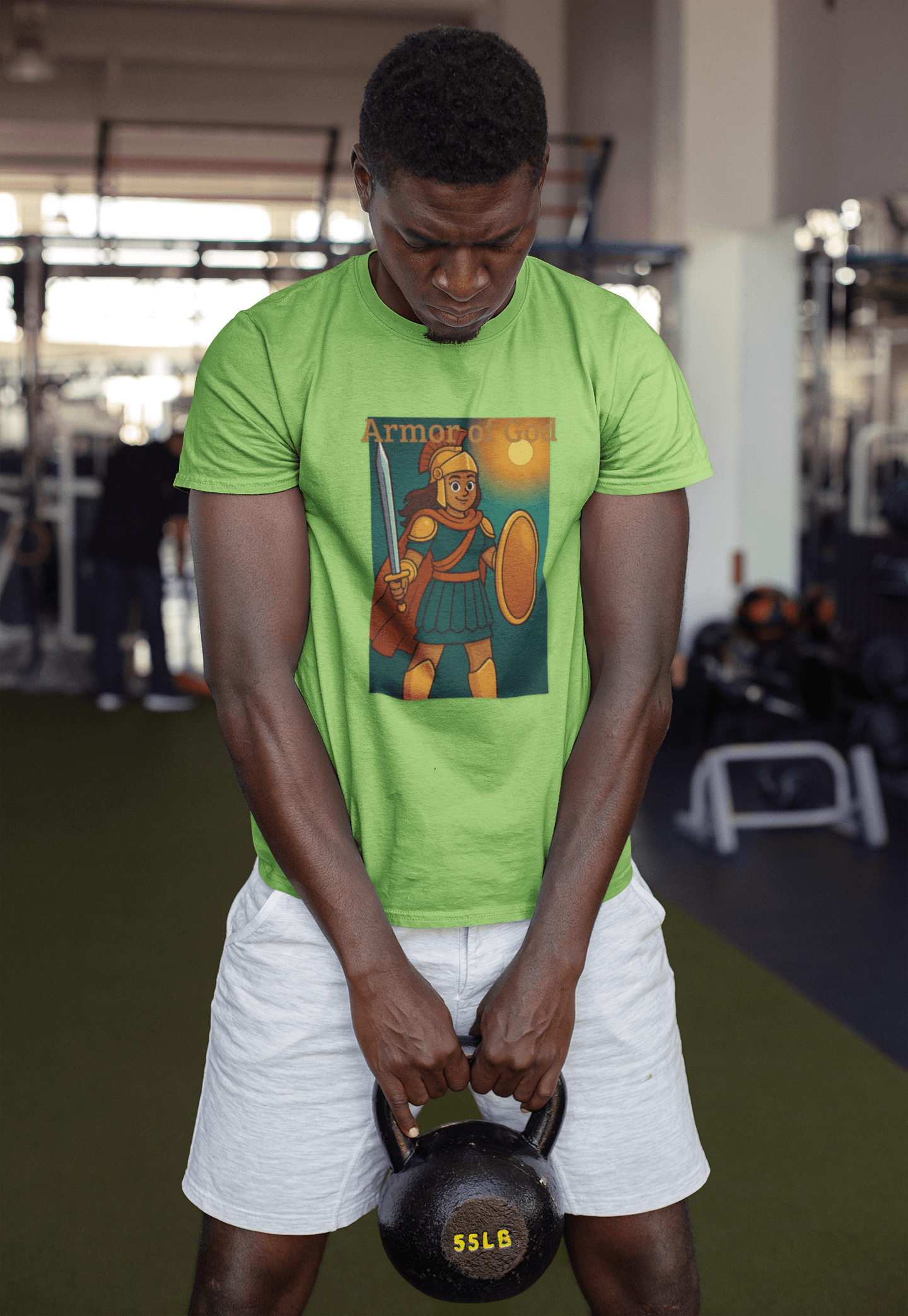 JKFstylez T-Shirt Unisex Warrior of God Short slv. Tee