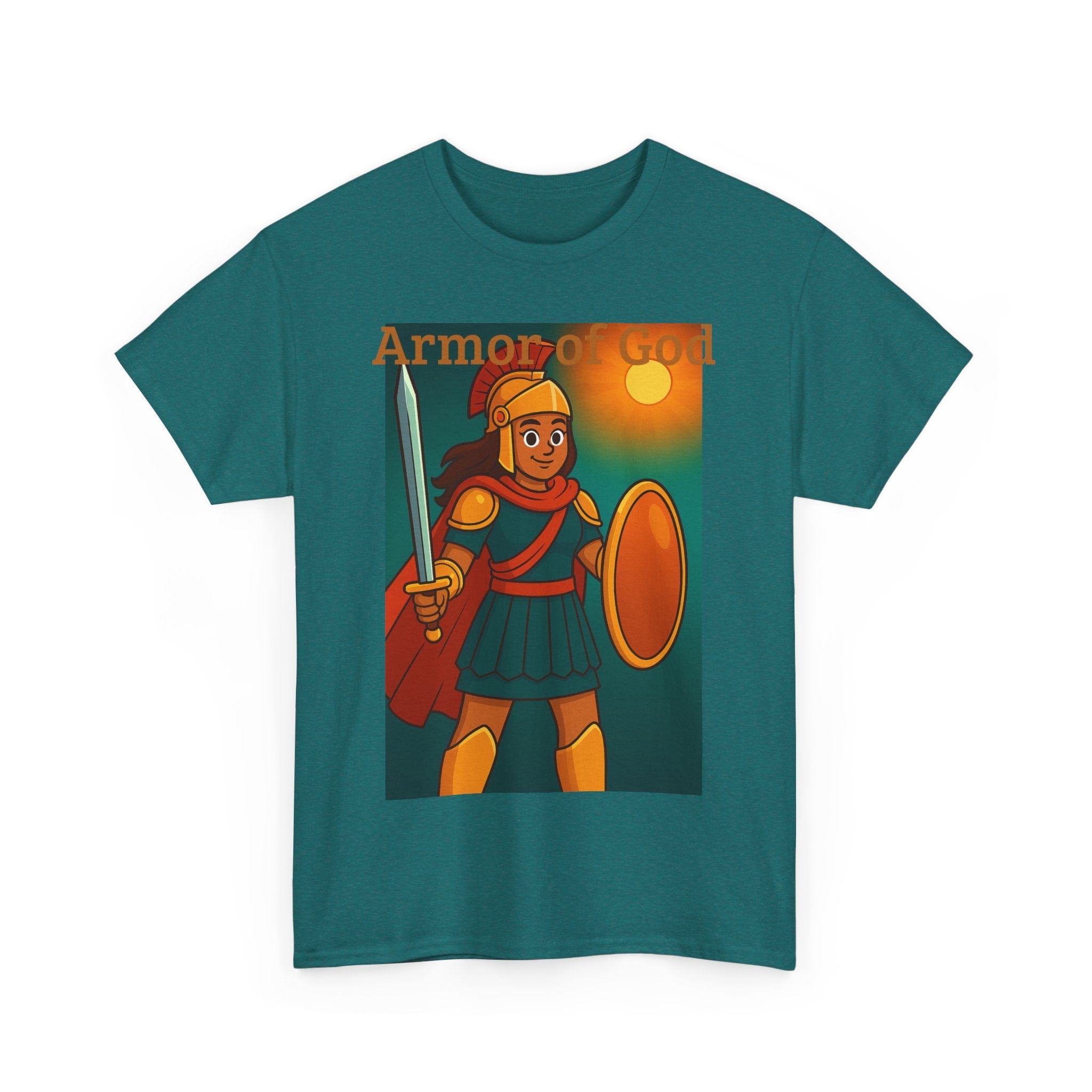 JKFstylez T-Shirt Unisex Warrior of God Short slv. Tee