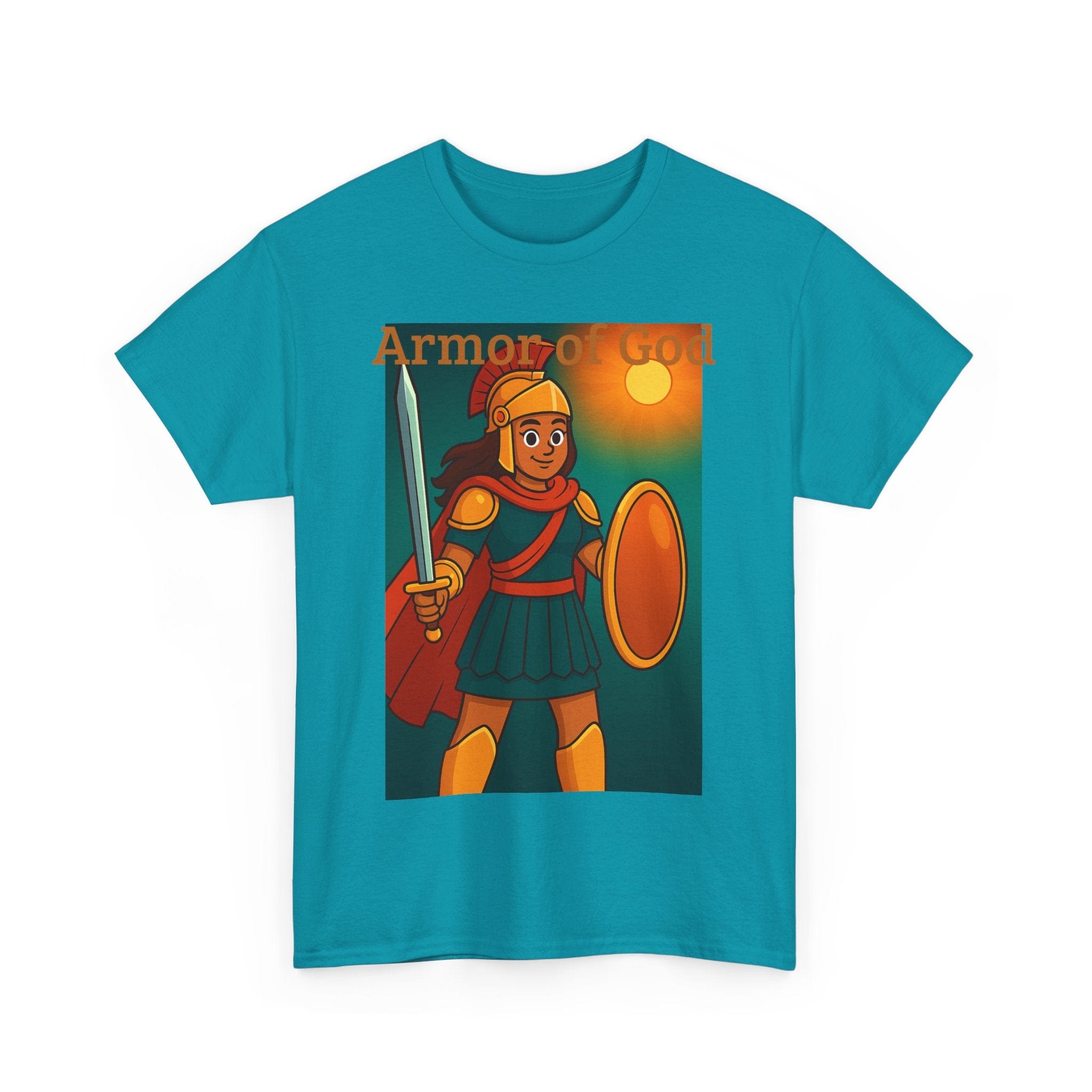 JKFstylez T-Shirt Unisex Warrior of God Short slv. Tee
