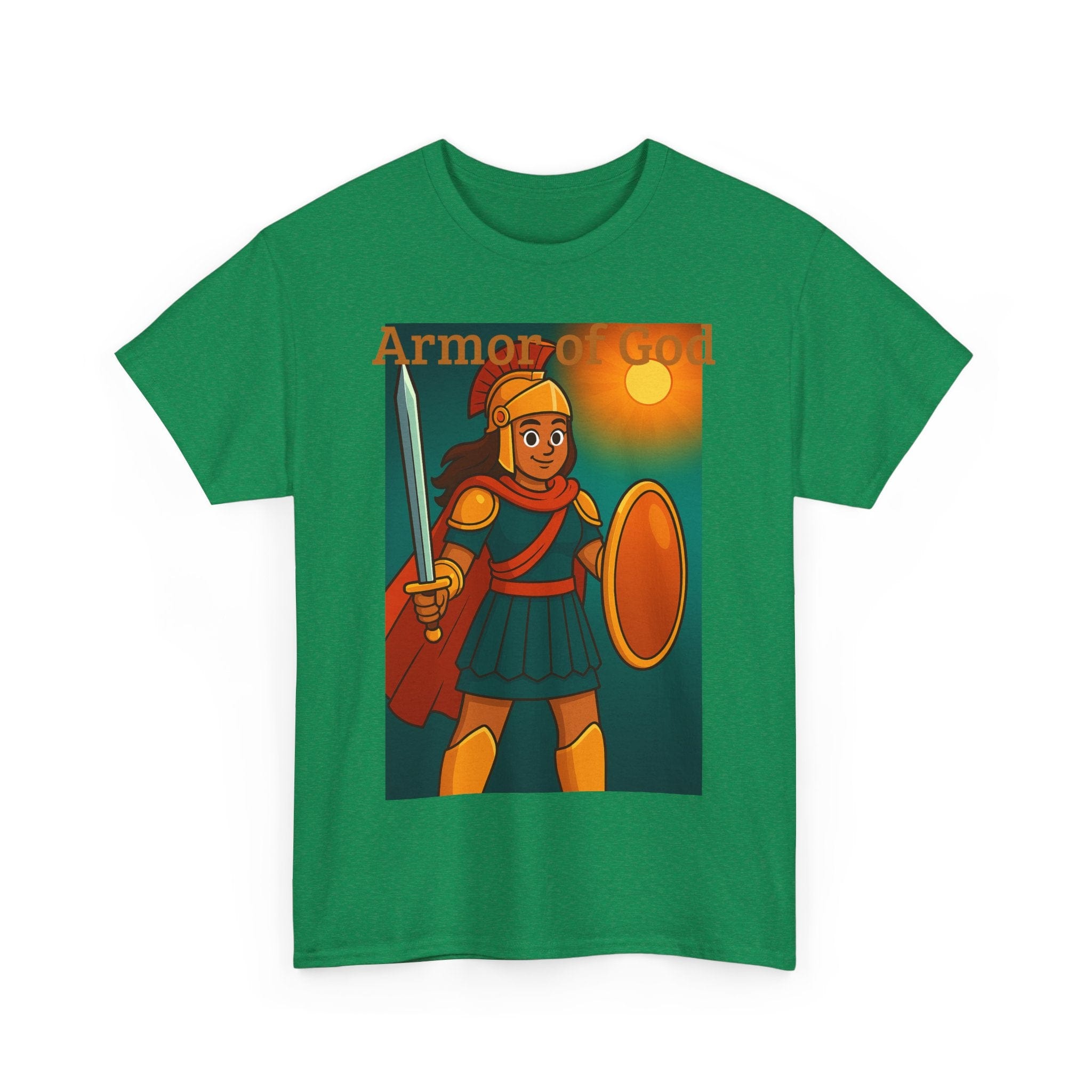 JKFstylez T-Shirt Unisex Warrior of God Short slv. Tee