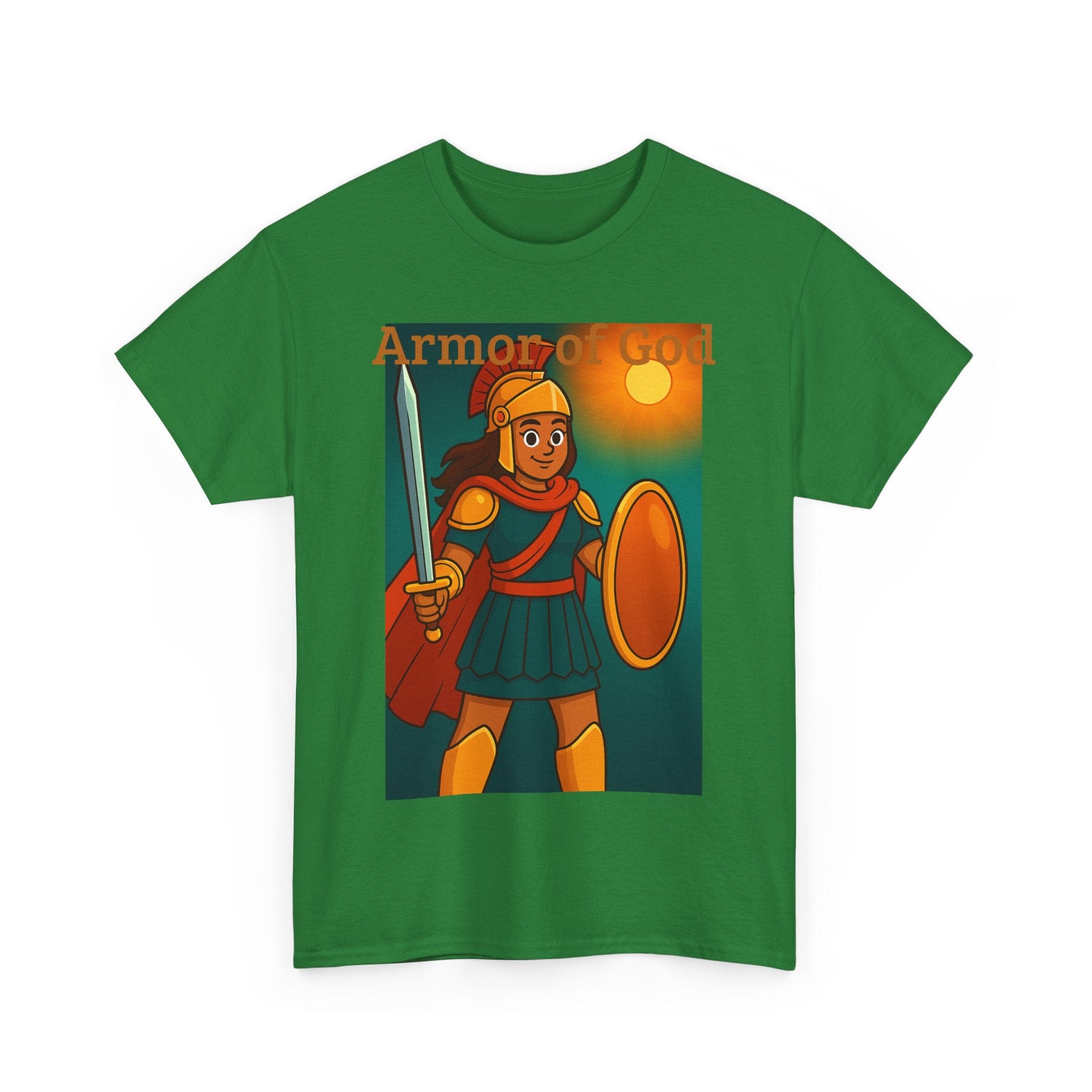 JKFstylez T-Shirt Unisex Warrior of God Short slv. Tee