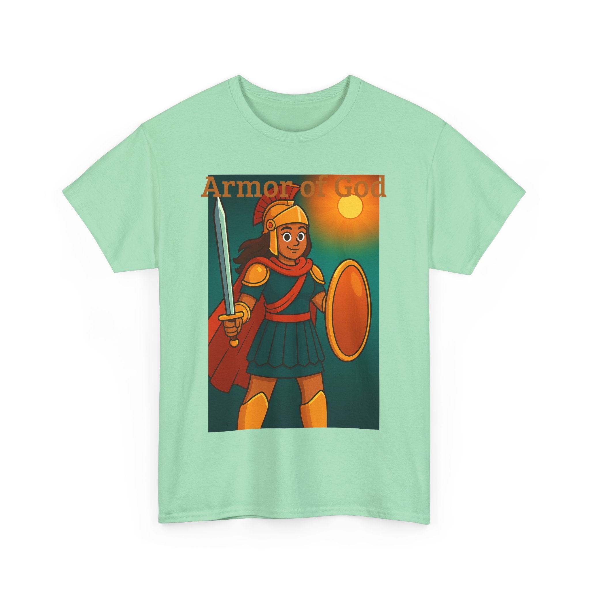 JKFstylez T-Shirt Unisex Warrior of God Short slv. Tee