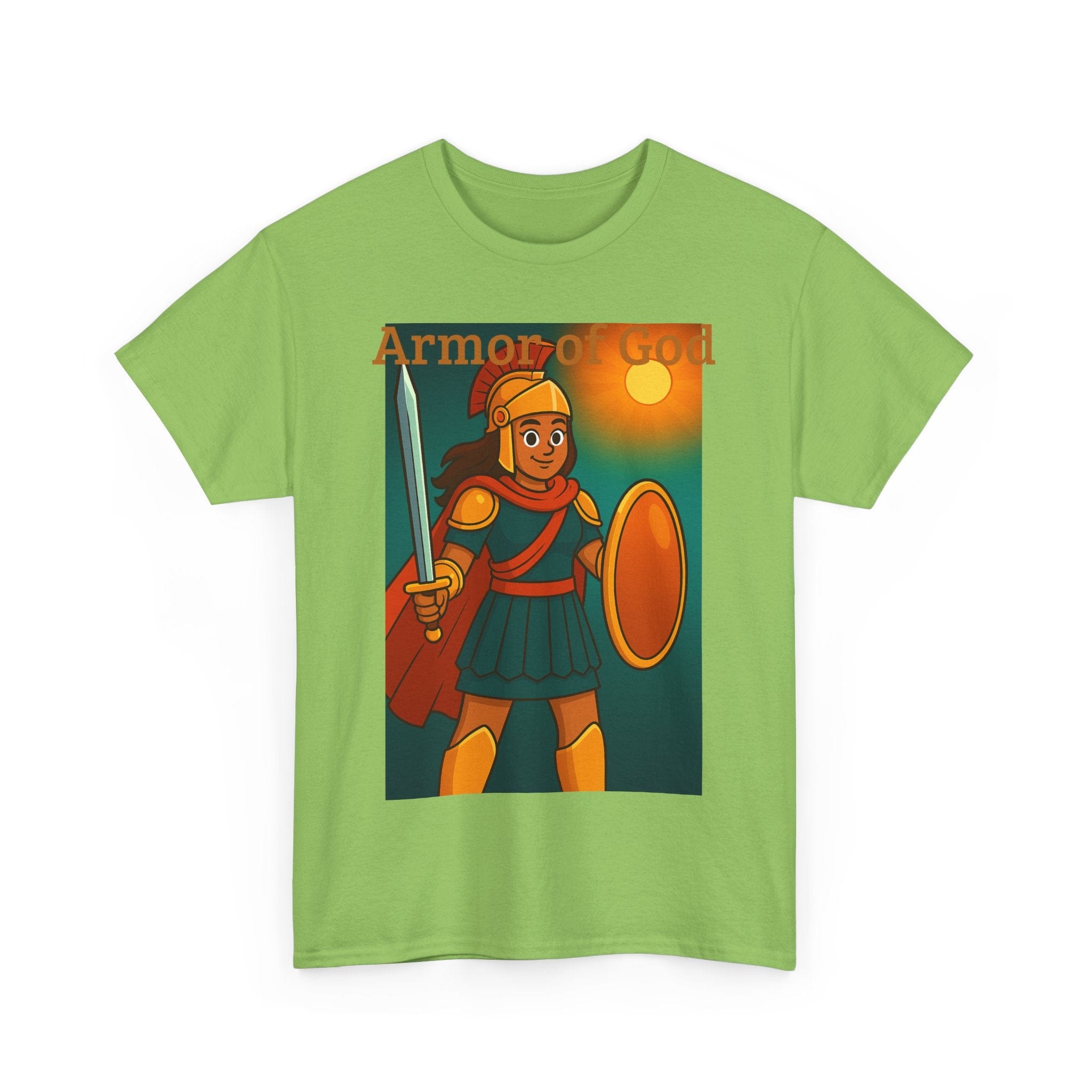 JKFstylez T-Shirt Unisex Warrior of God Short slv. Tee