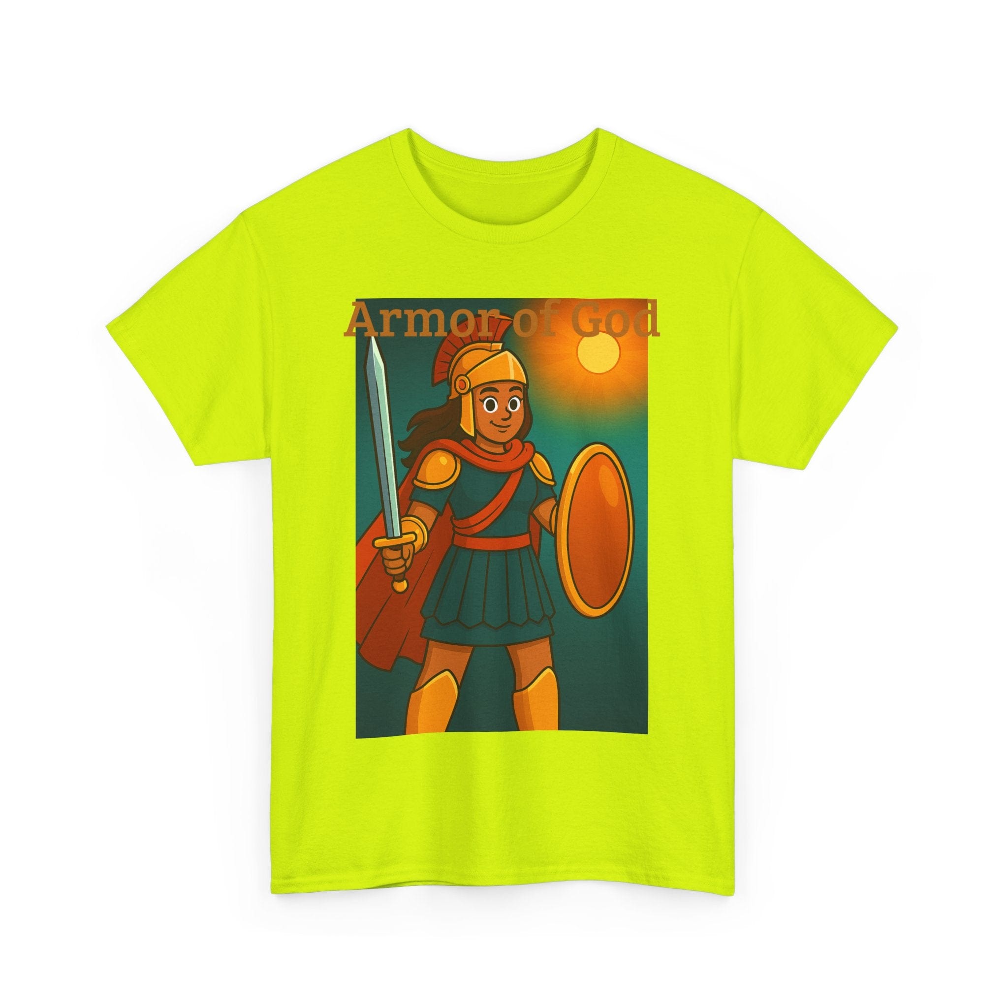 JKFstylez T-Shirt Unisex Warrior of God Short slv. Tee