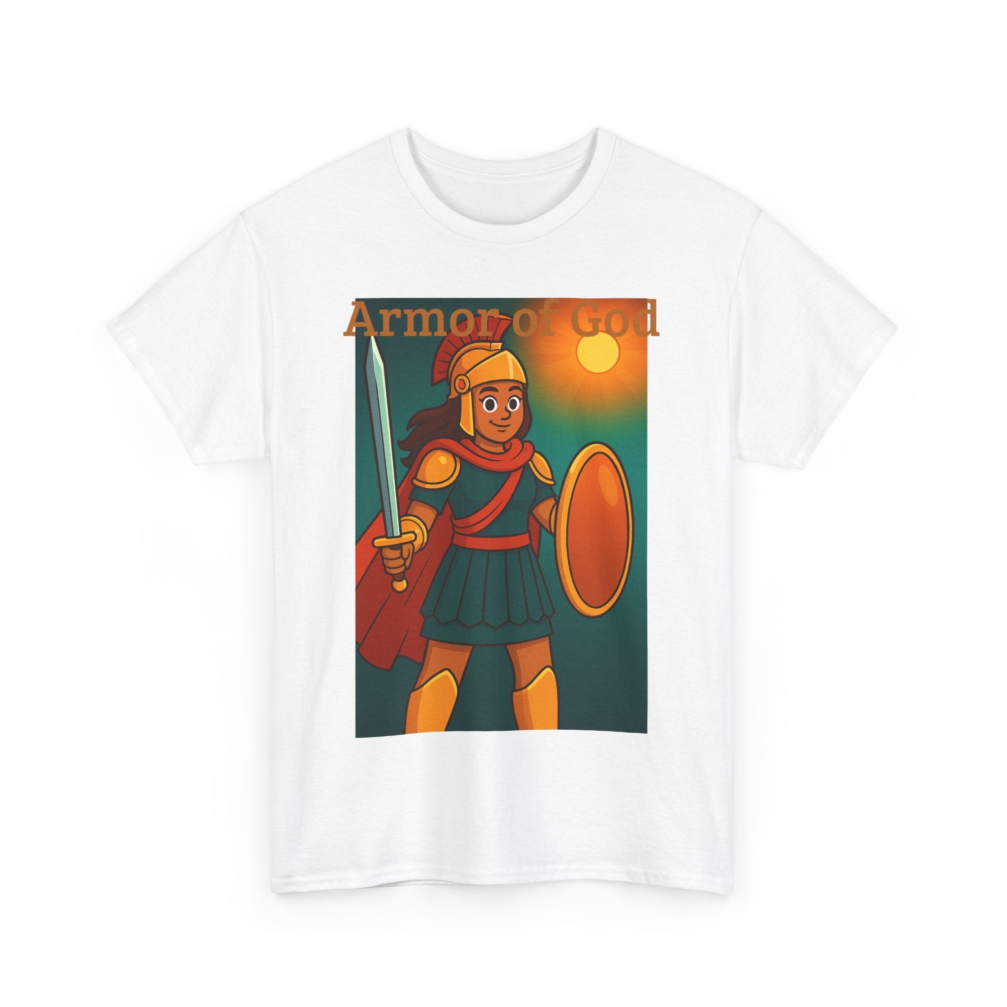 JKFstylez T-Shirt Unisex Warrior of God Short slv. Tee