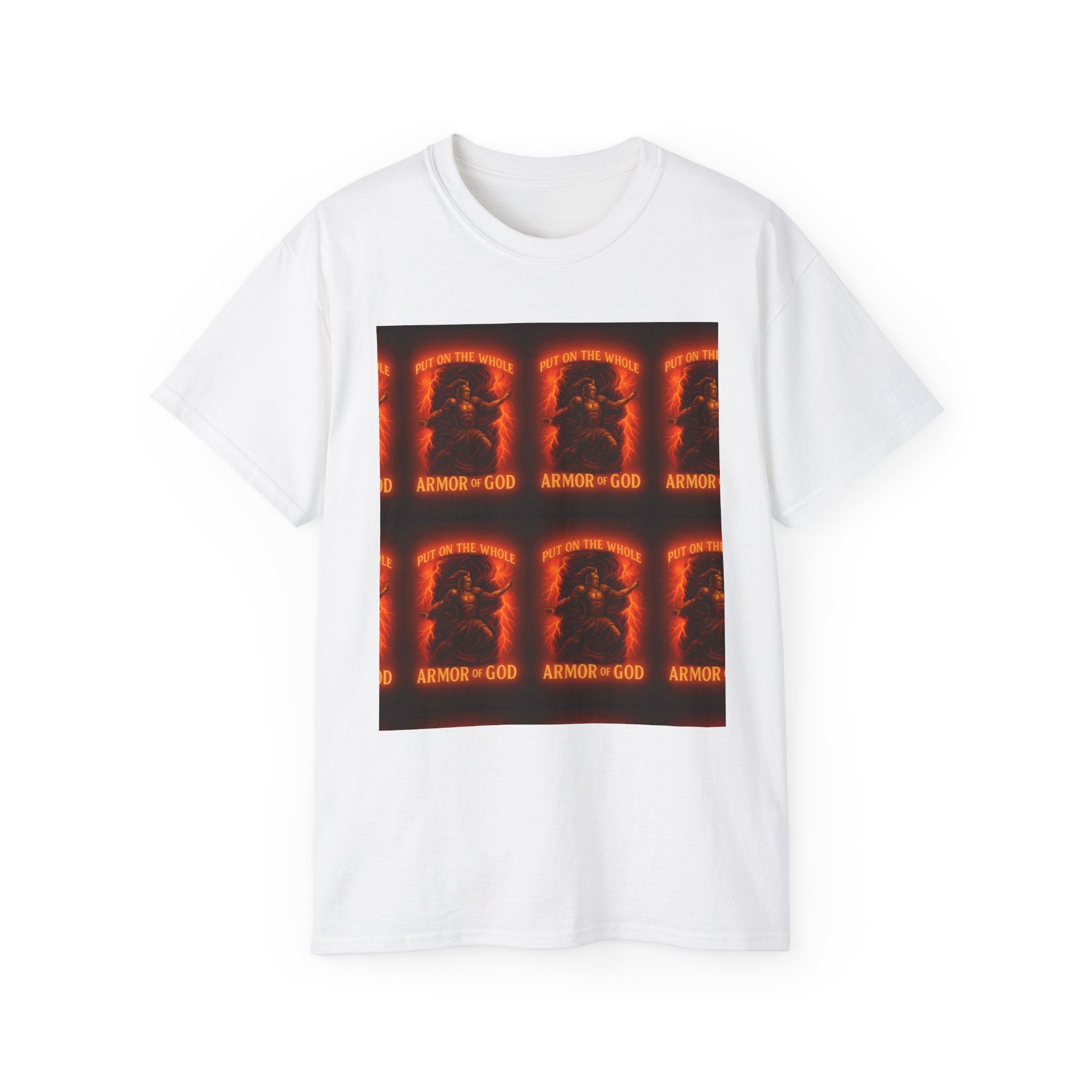 JKFstylez T-Shirt White / S Spiritual Armor Graphic Tee | Unisex Cotton T-Shirt