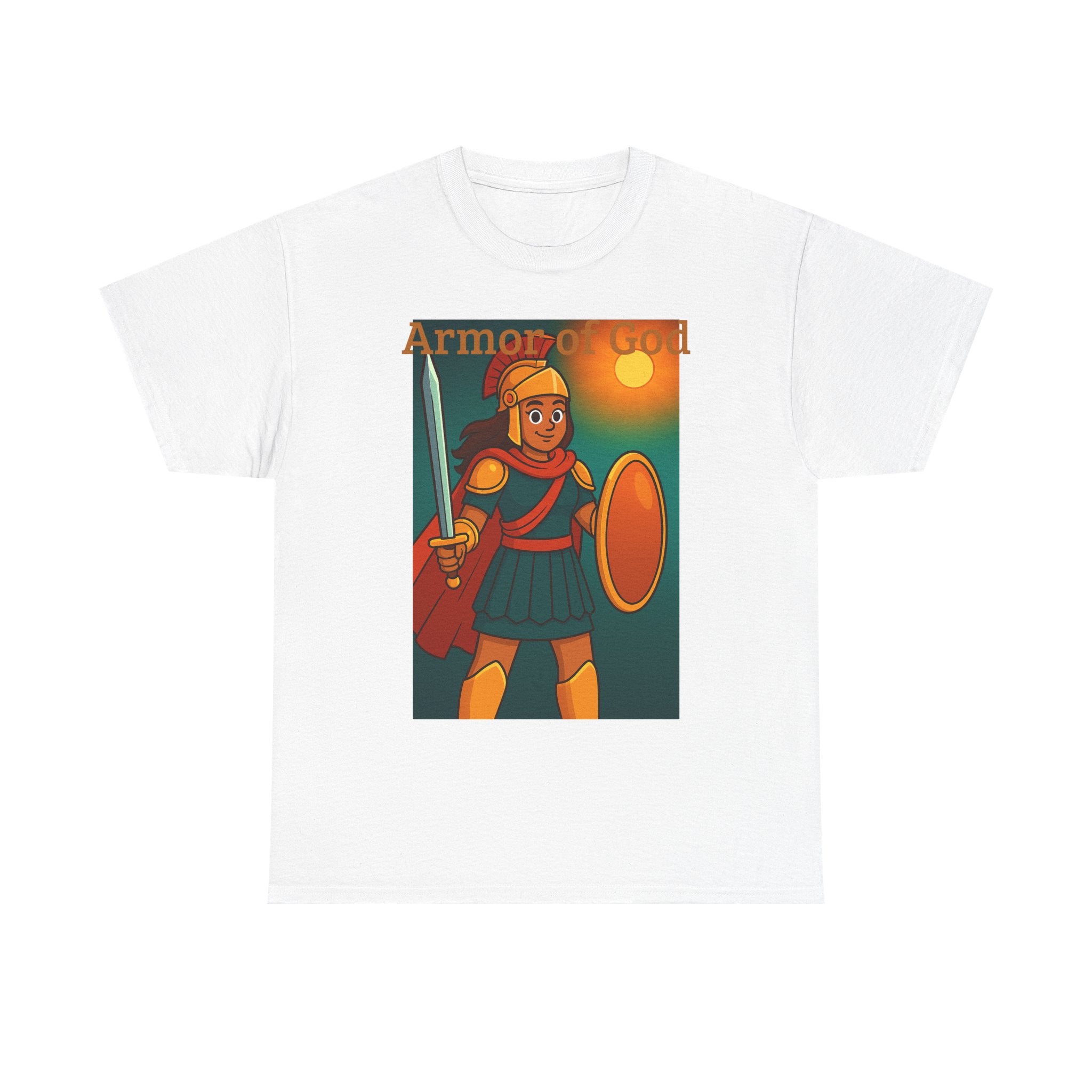 JKFstylez T-Shirt White / S Unisex Warrior of God Short slv. Tee