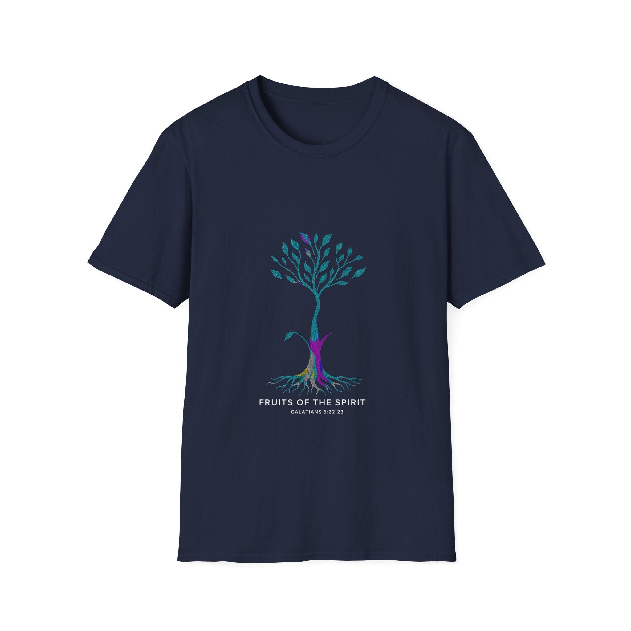JKFstylez T-Shirt XS / Navy Unisex Fruits of the Spirit T (L3)