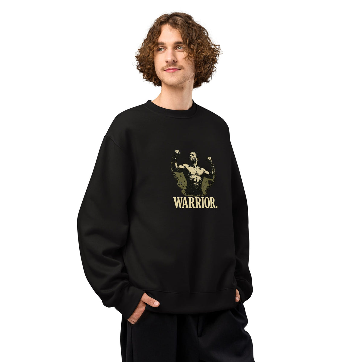 JKFstylez Warrior for God Oversized heavyweight sweatshirt