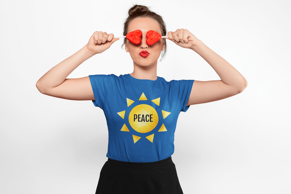 Printify T-Shirt Fruit of the SPirit Sunshine Sun Symbol T-Shirt