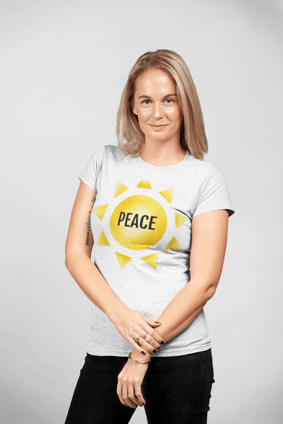 Printify T-Shirt Fruit of the SPirit Sunshine Sun Symbol T-Shirt