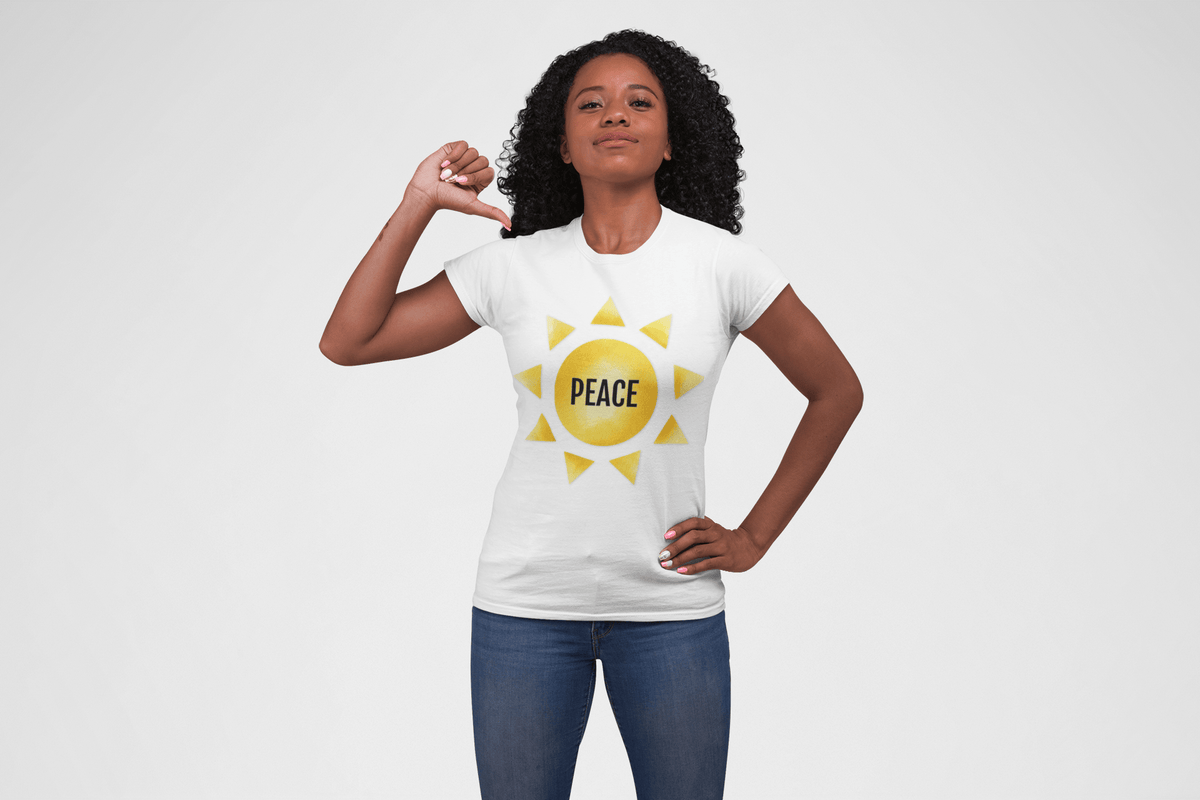 Printify T-Shirt Fruit of the SPirit Sunshine Sun Symbol T-Shirt