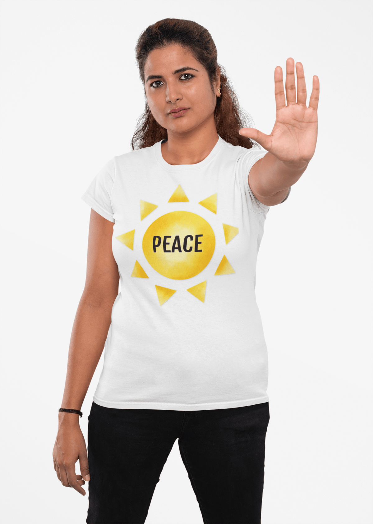 Printify T-Shirt Fruit of the SPirit Sunshine Sun Symbol T-Shirt