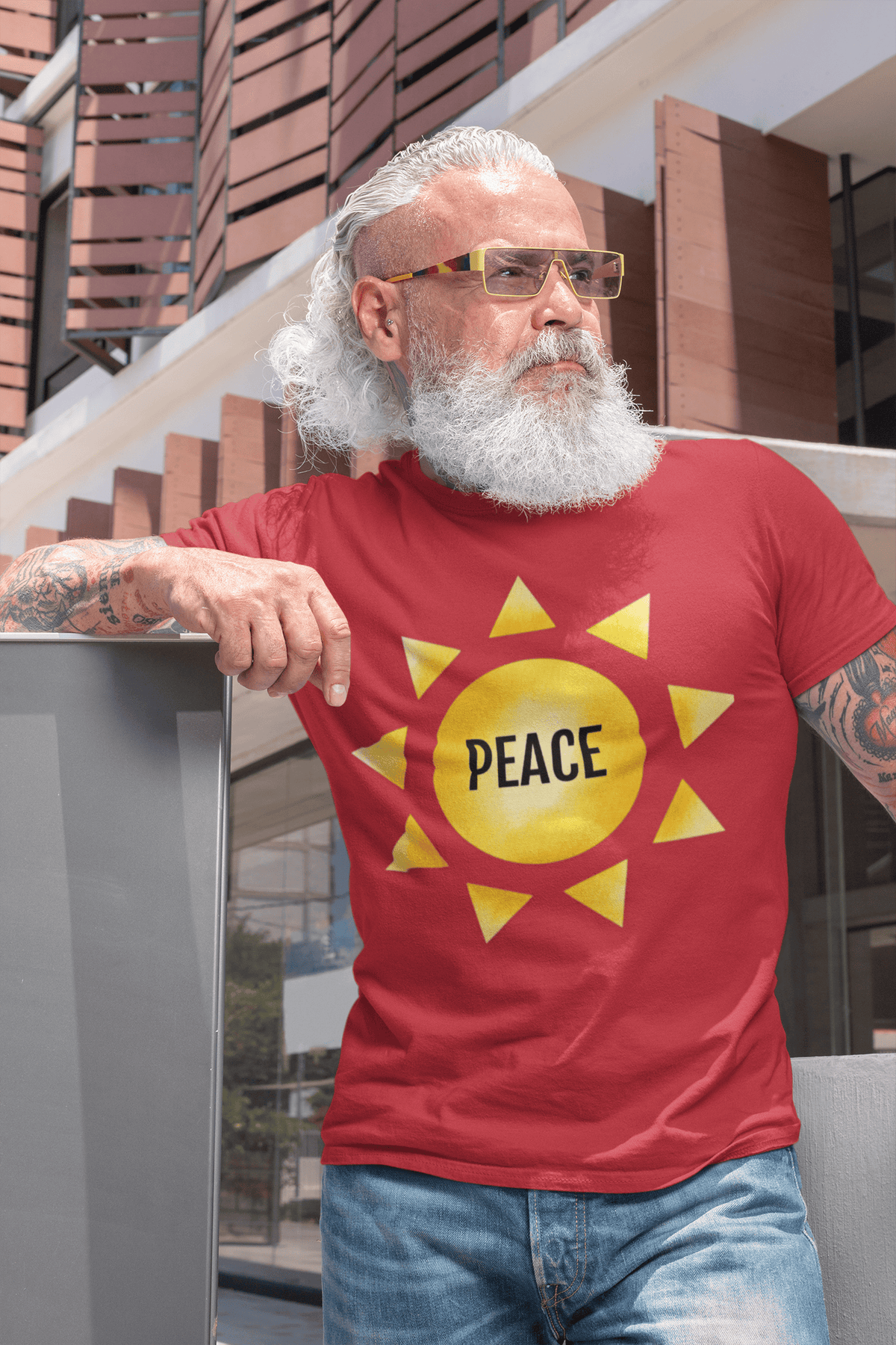 Printify T-Shirt Fruit of the SPirit Sunshine Sun Symbol T-Shirt