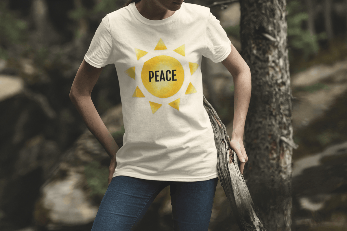 Printify T-Shirt Fruit of the SPirit Sunshine Sun Symbol T-Shirt
