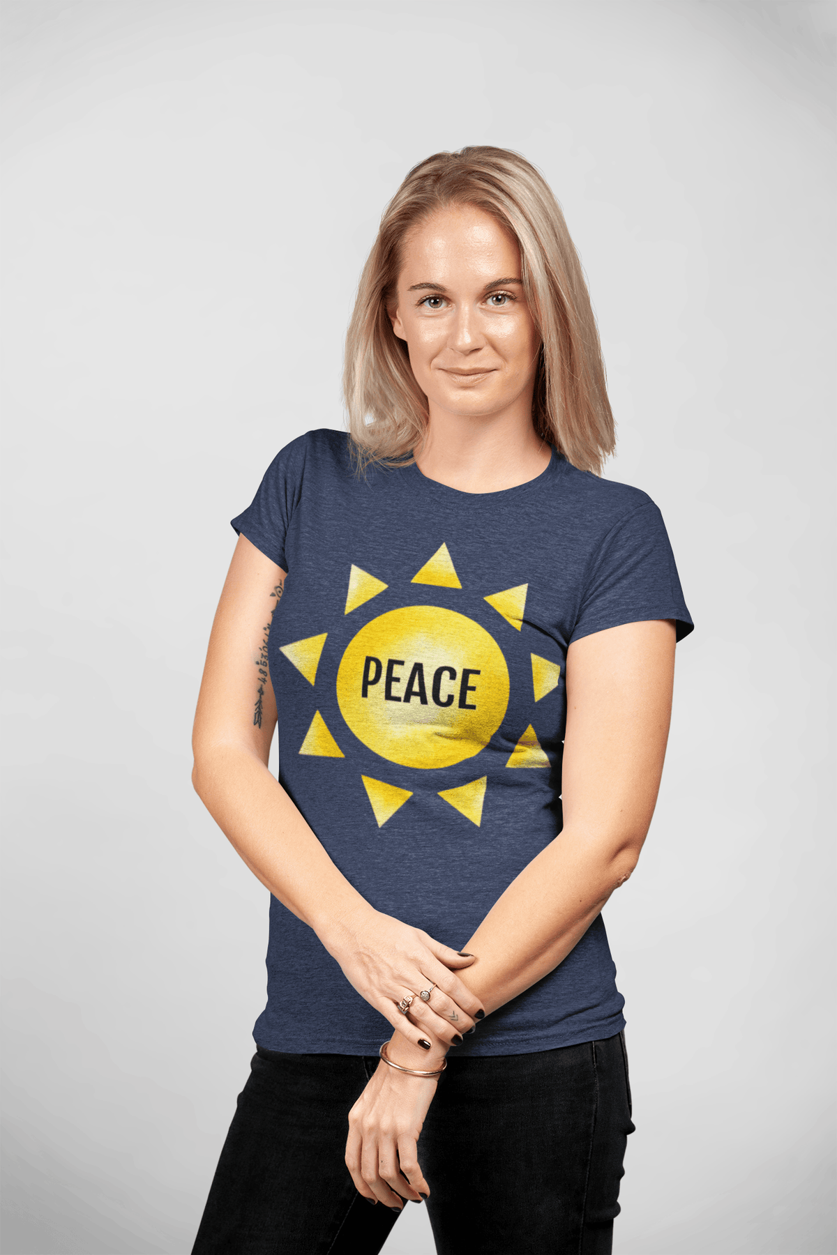 Printify T-Shirt Fruit of the SPirit Sunshine Sun Symbol T-Shirt