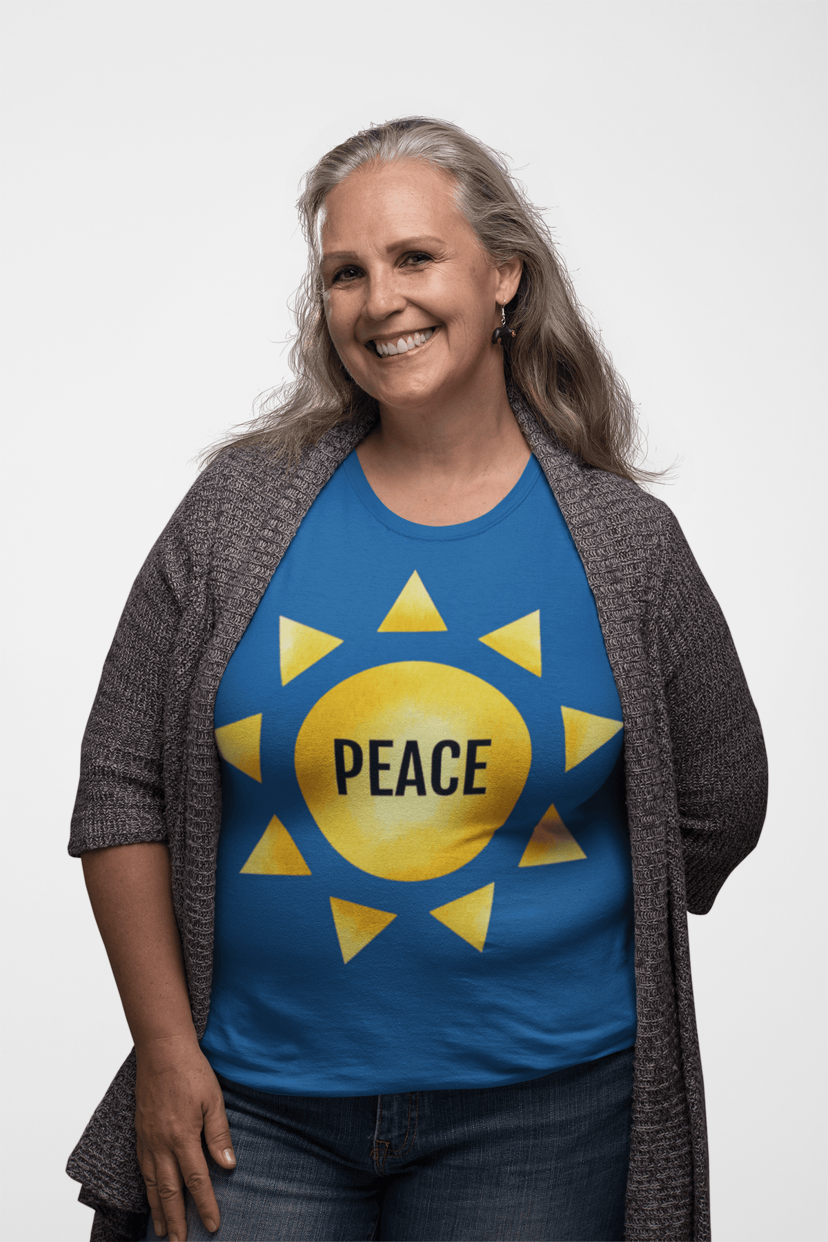 Printify T-Shirt Fruit of the SPirit Sunshine Sun Symbol T-Shirt