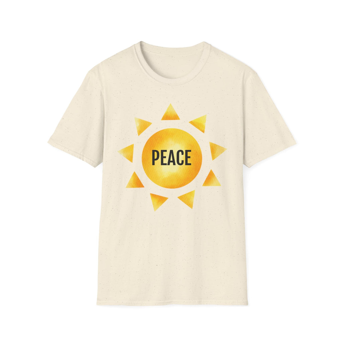 Printify T-Shirt S / Natural Fruit of the SPirit Sunshine Sun Symbol T-Shirt