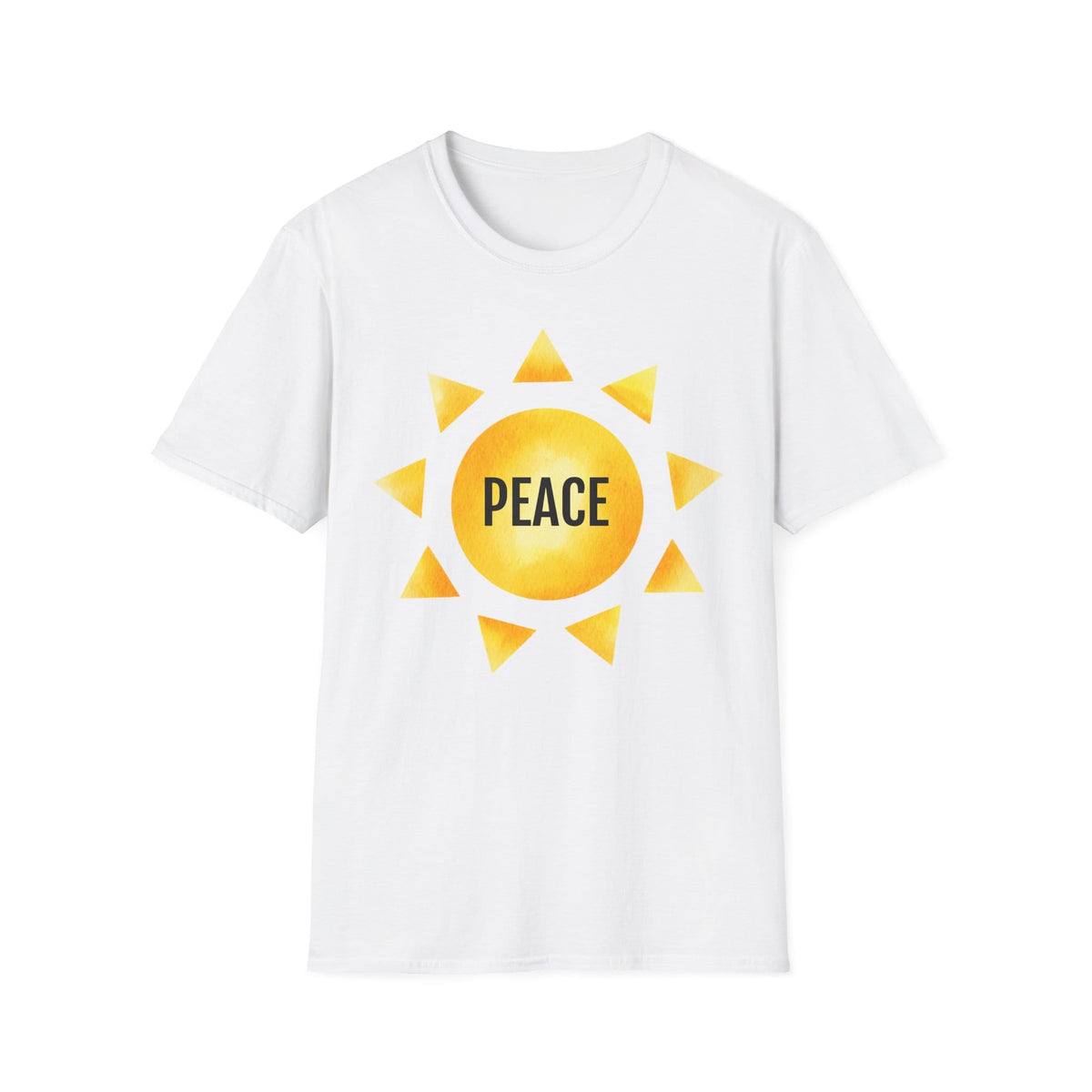 Printify T-Shirt S / White Fruit of the SPirit Sunshine Sun Symbol T-Shirt