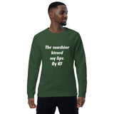 JKFstylez  Bottle green / XS Unisex organic raglan sweatshirt