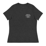 JKFstylez  Dark Grey Heather / S Women's Relaxed T-Shirt