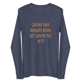 JKFstylez  Heather Navy / XS Unisex Long Sleeve Tee