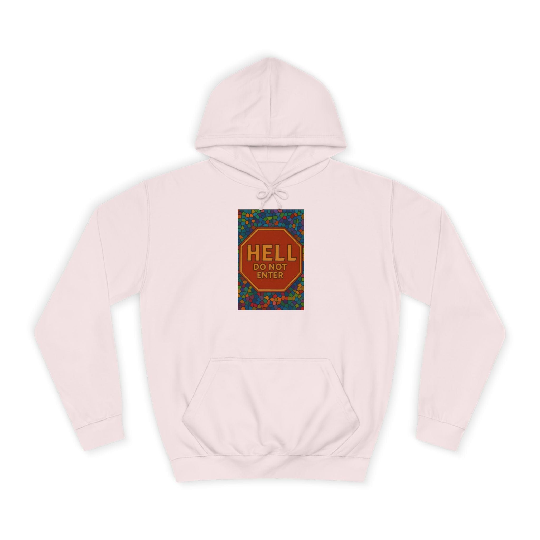 JKFstylez Hoodie Baby Pink / S Unisex 'Hell Do Not Enter' Hoodie